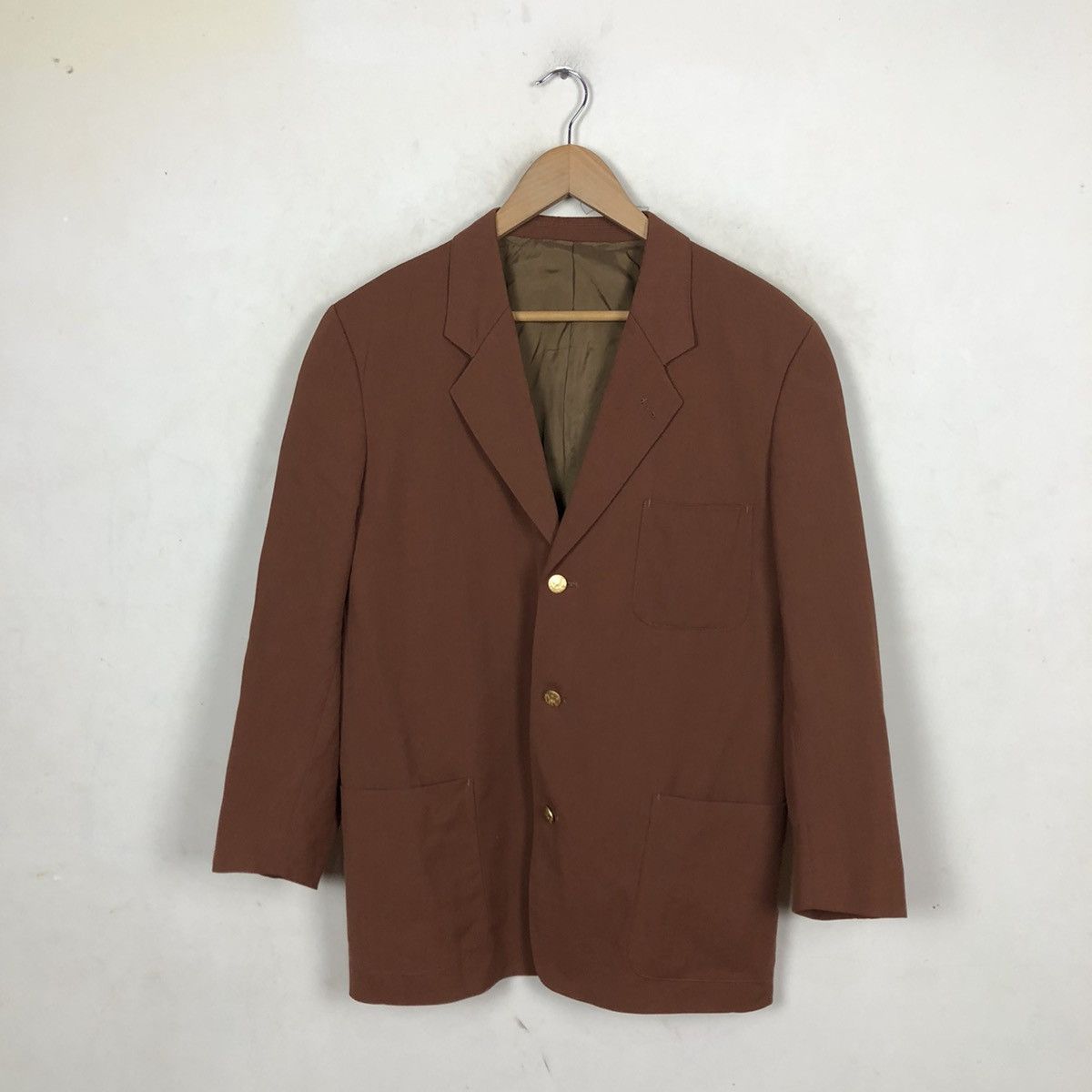 Japanese Brand GOLD BUTTON CASUAL COAT JUNKO SHIMADA Size US M / EU 48-50 / 2 - 2 Thumbnail