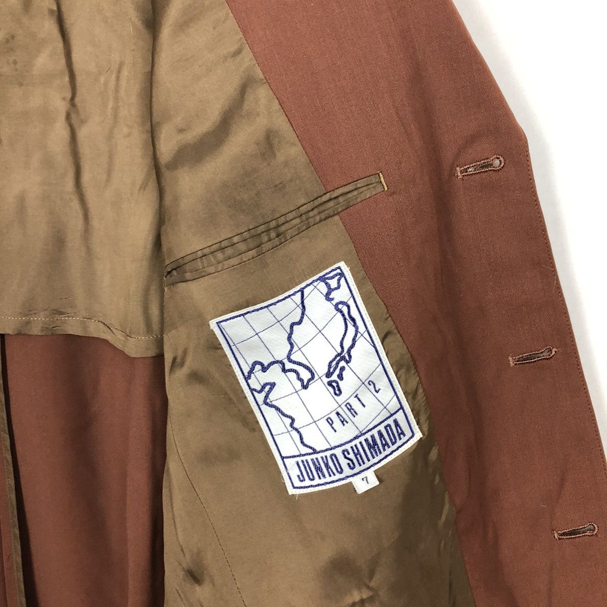Japanese Brand GOLD BUTTON CASUAL COAT JUNKO SHIMADA Size US M / EU 48-50 / 2 - 10 Thumbnail
