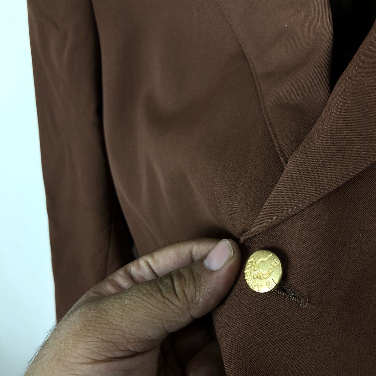 Japanese Brand GOLD BUTTON CASUAL COAT JUNKO SHIMADA Size US M / EU 48-50 / 2 - 5 Thumbnail