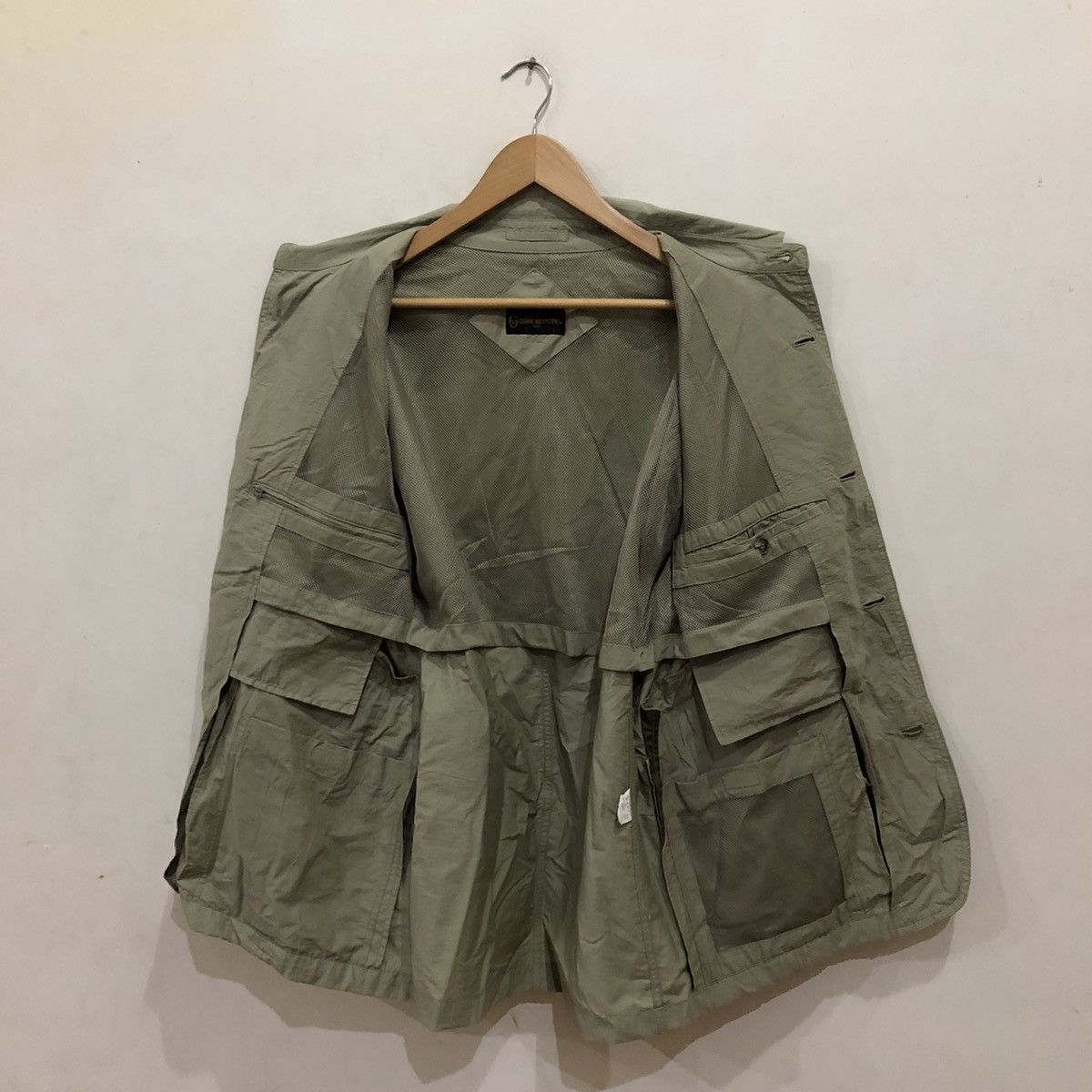 Japanese Brand Vintage Gianni Valentino Survival Multi Pocket Jacket Size US L / EU 52-54 / 3 - 8 Thumbnail
