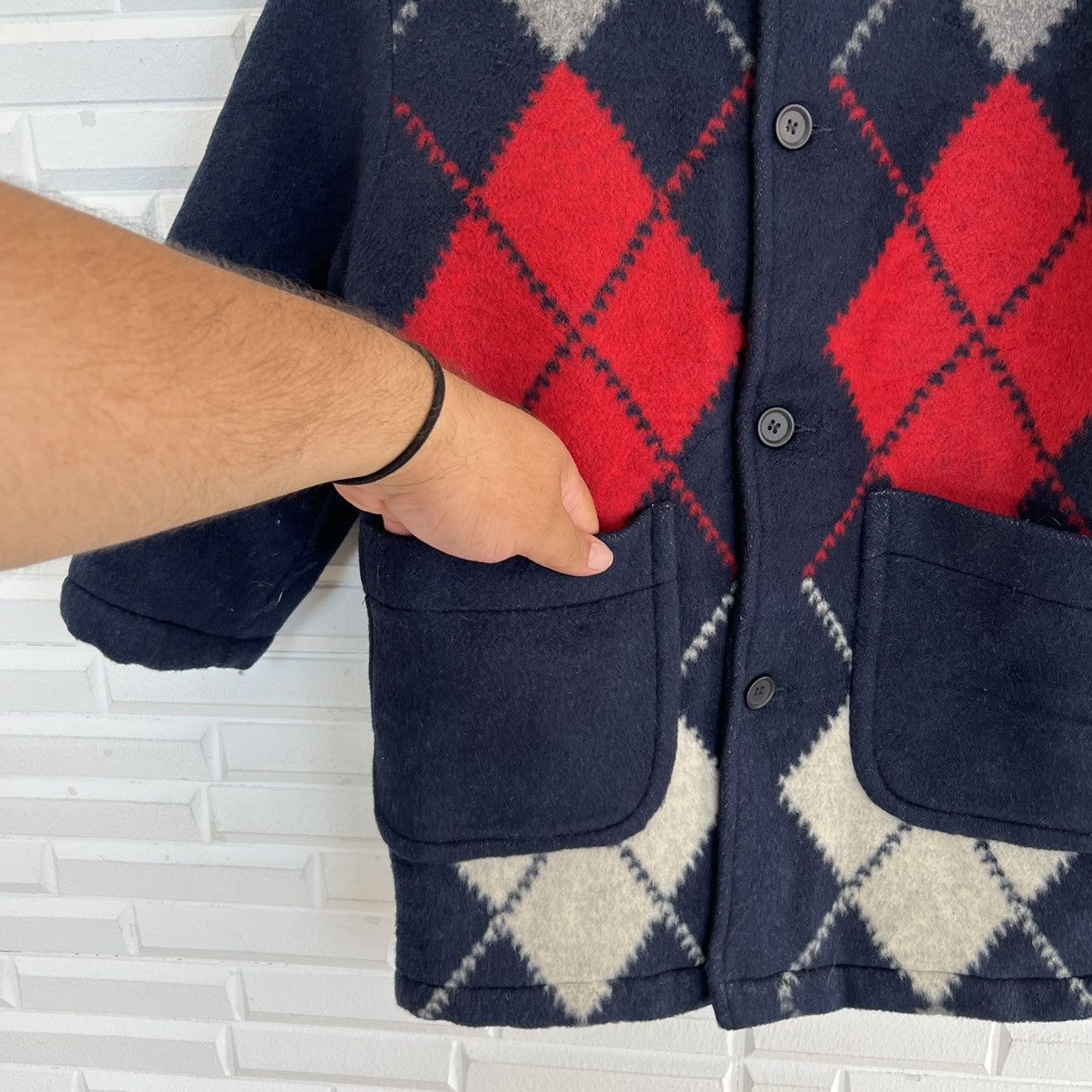 Japanese Brand VINTAGE UCOB NAVAJO DESIGN WOOL JACKET Size US M / EU 48-50 / 2 - 5 Thumbnail