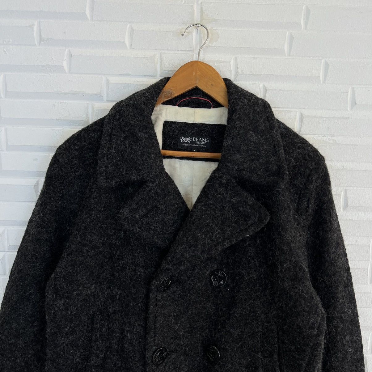 Beams Plus RARE MOHAIR DOUBLE BREAST JACKET BEAMS HEART Size US M / EU 48-50 / 2 - 3 Thumbnail