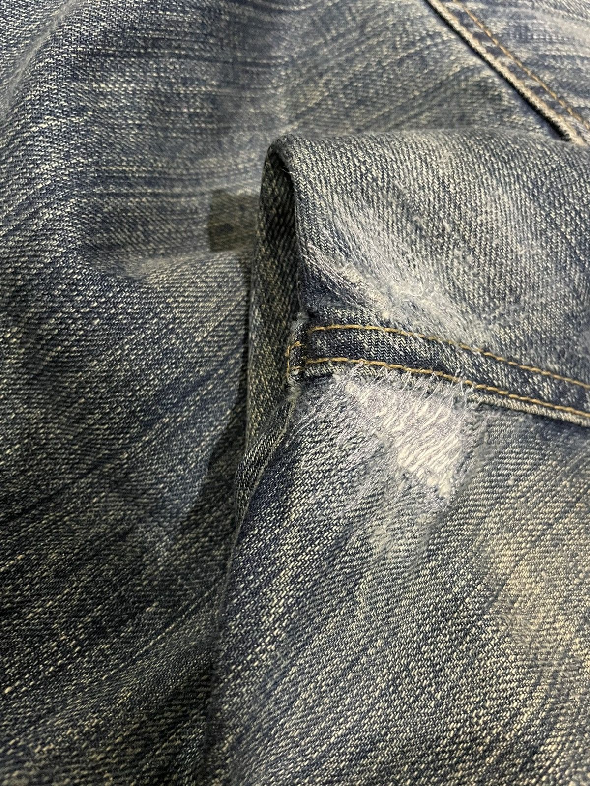 Japanese Brand Chada Industry Lot 917XX Selvedge Denim Size US 36 / EU 52 - 16 Thumbnail