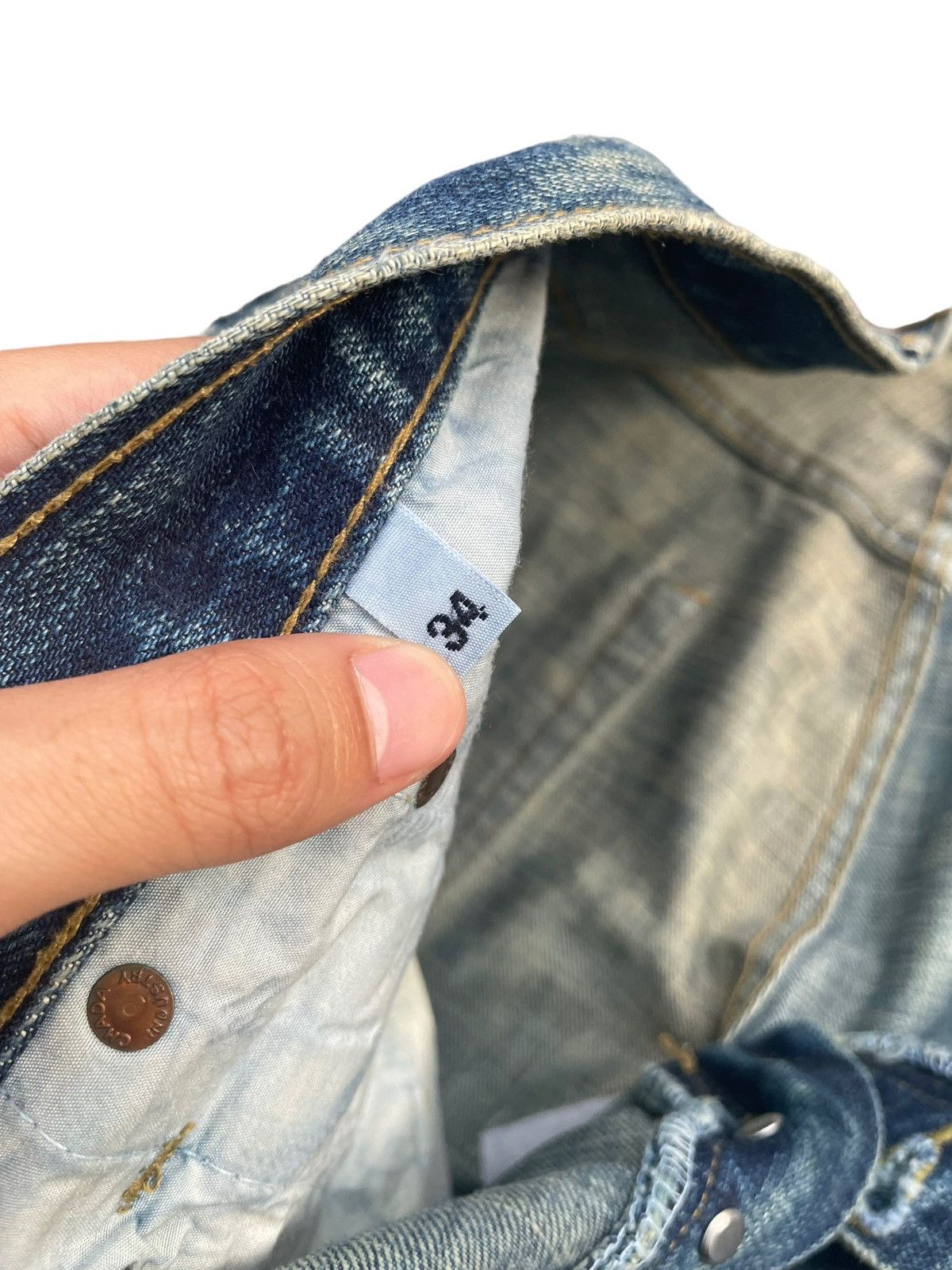 Japanese Brand Chada Industry Lot 917XX Selvedge Denim Size US 36 / EU 52 - 6 Thumbnail