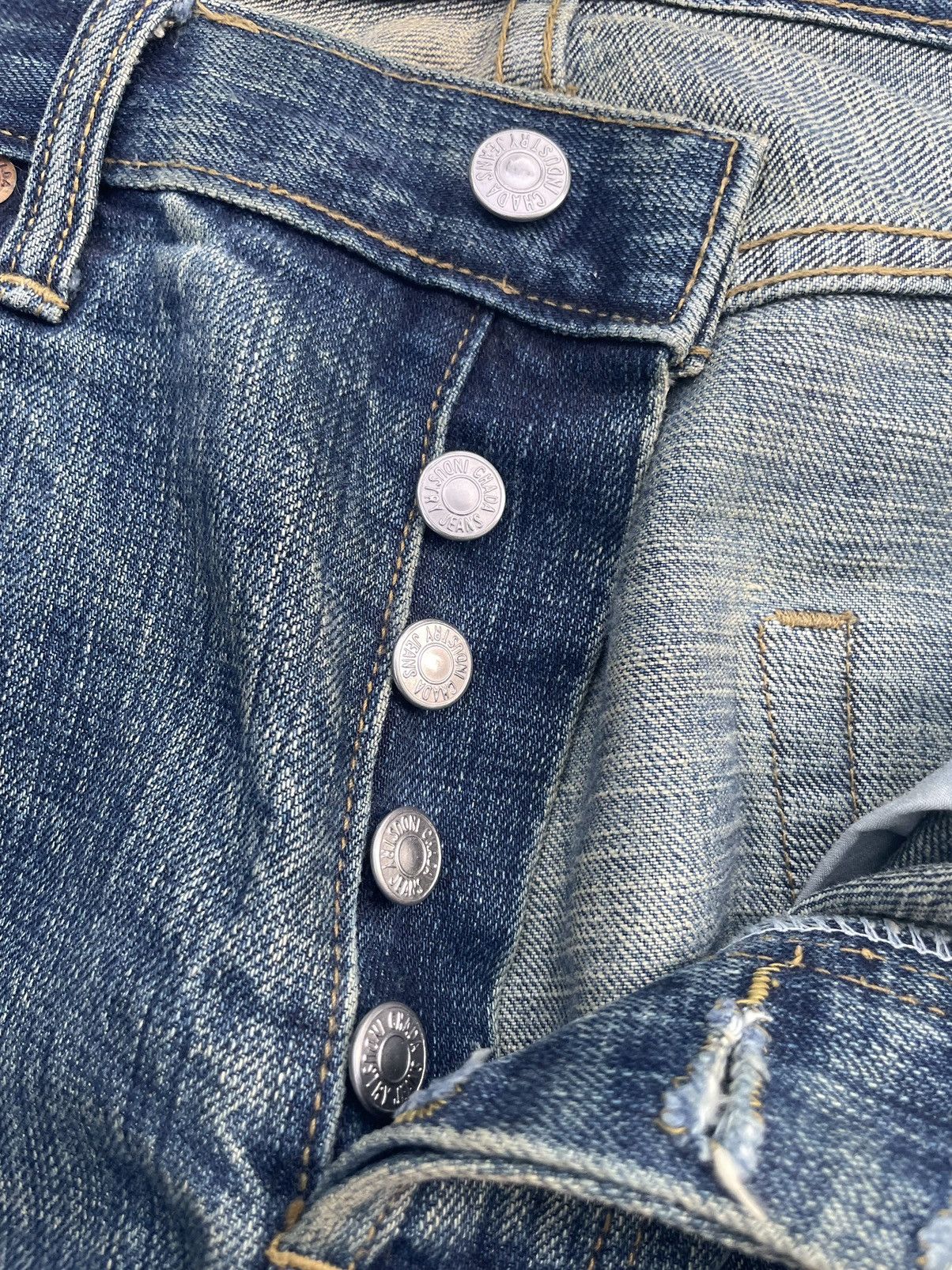 Japanese Brand Chada Industry Lot 917XX Selvedge Denim Size US 36 / EU 52 - 13 Thumbnail