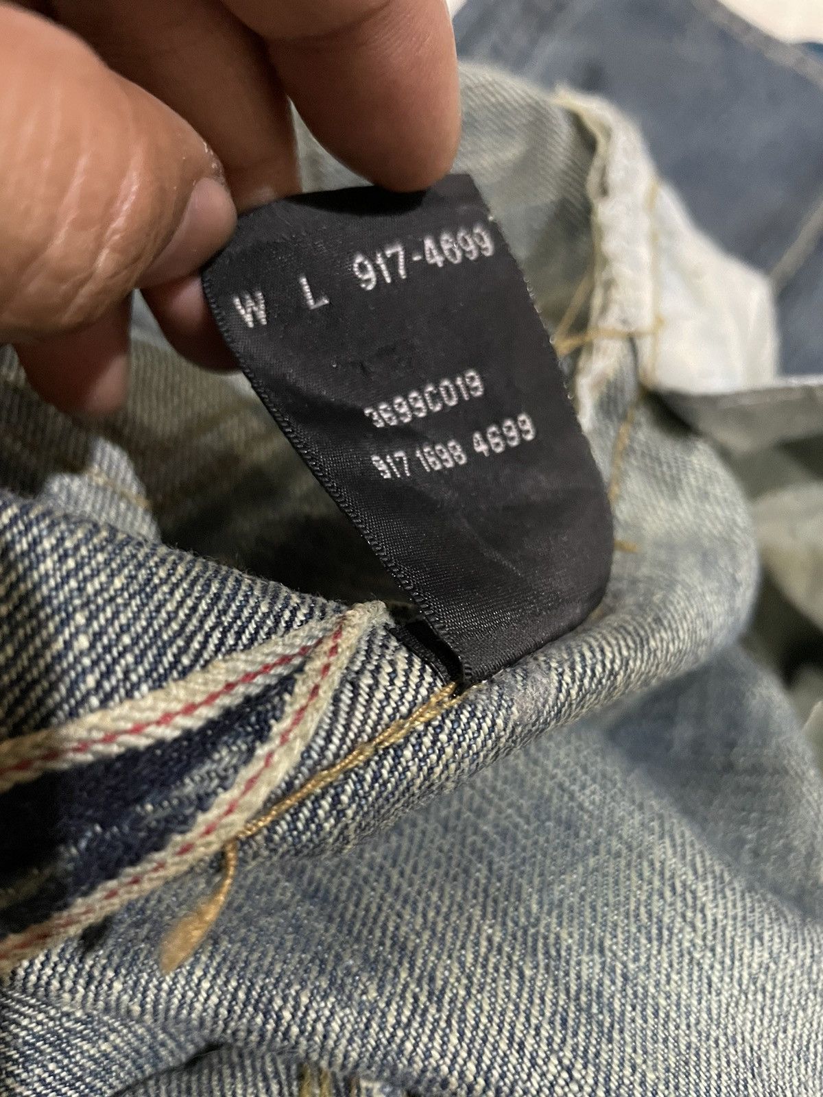 Japanese Brand Chada Industry Lot 917XX Selvedge Denim Size US 36 / EU 52 - 15 Thumbnail