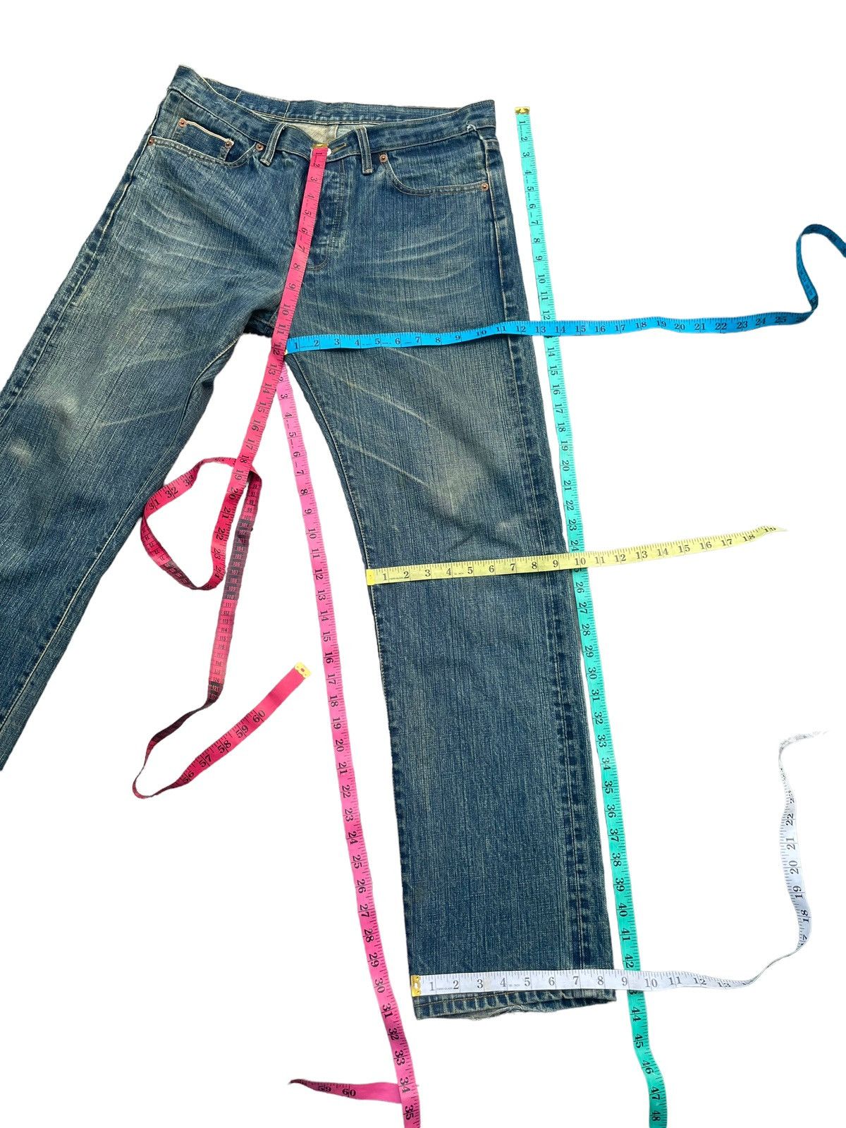 Japanese Brand Chada Industry Lot 917XX Selvedge Denim Size US 36 / EU 52 - 17 Thumbnail