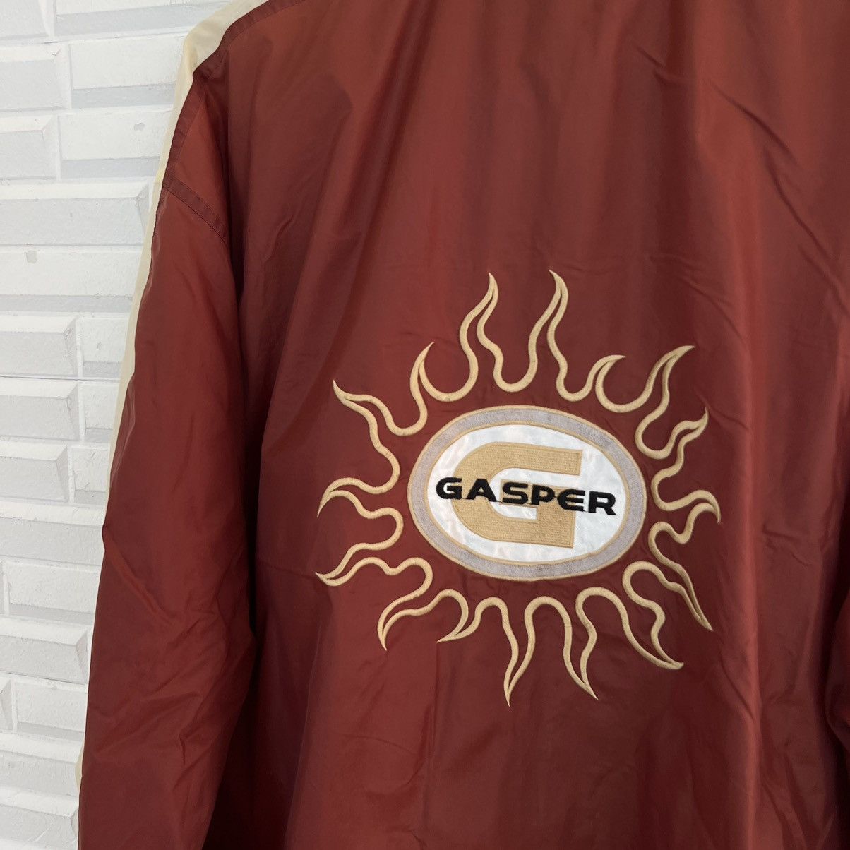 Japanese Brand VINTAGE GASPER WINDBREAKER BIG LOGO EMBROIDERY Size US L / EU 52-54 / 3 - 9 Thumbnail