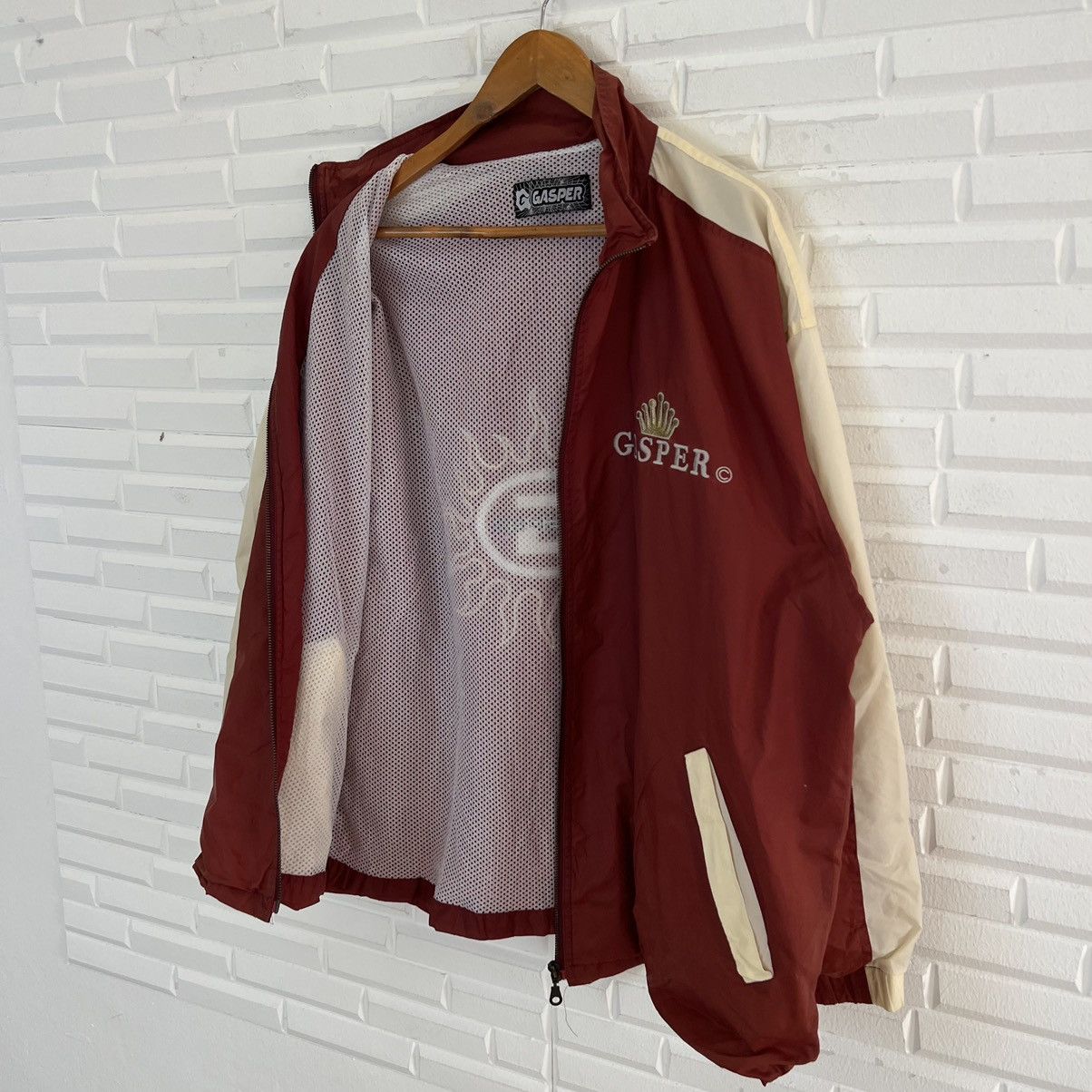 Japanese Brand VINTAGE GASPER WINDBREAKER BIG LOGO EMBROIDERY Size US L / EU 52-54 / 3 - 11 Thumbnail