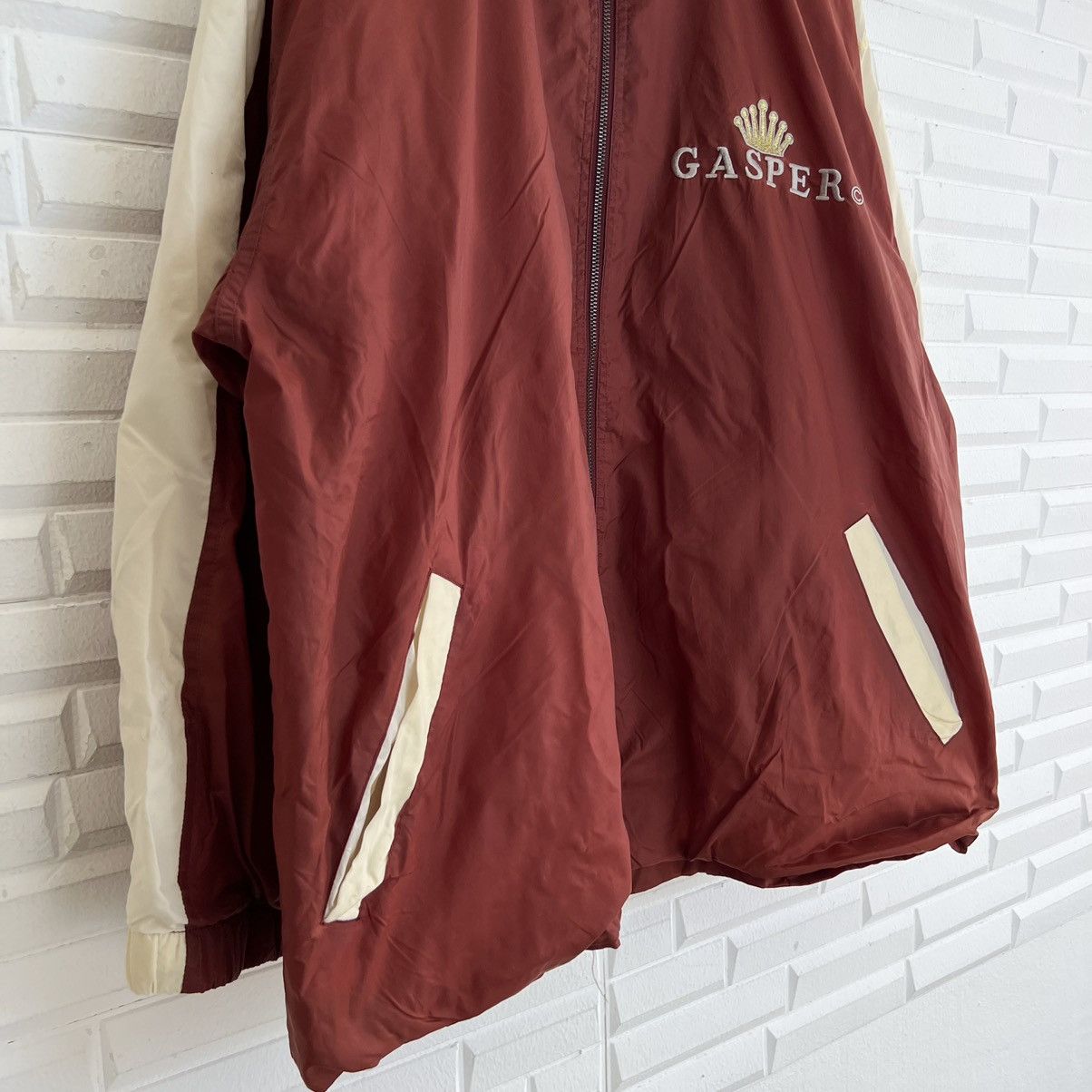 Japanese Brand VINTAGE GASPER WINDBREAKER BIG LOGO EMBROIDERY Size US L / EU 52-54 / 3 - 5 Thumbnail