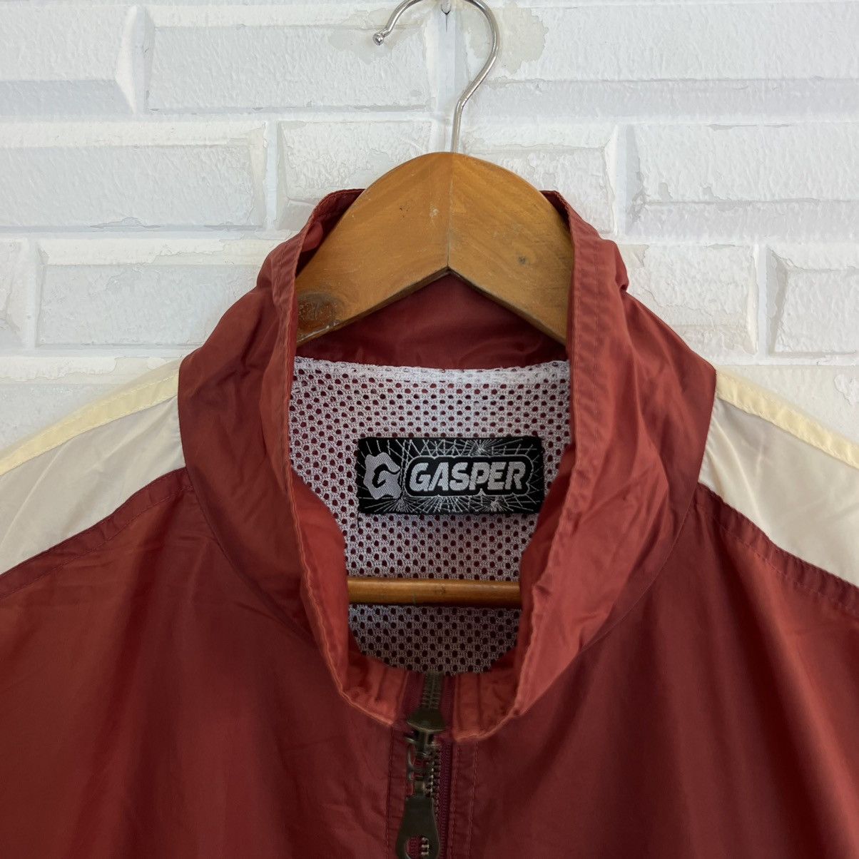 Japanese Brand VINTAGE GASPER WINDBREAKER BIG LOGO EMBROIDERY Size US L / EU 52-54 / 3 - 6 Thumbnail