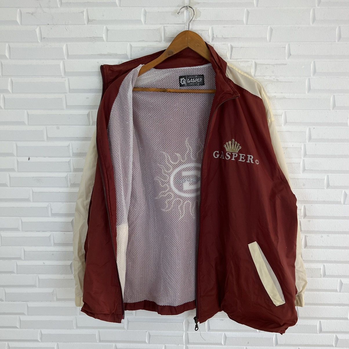 Japanese Brand VINTAGE GASPER WINDBREAKER BIG LOGO EMBROIDERY Size US L / EU 52-54 / 3 - 10 Thumbnail