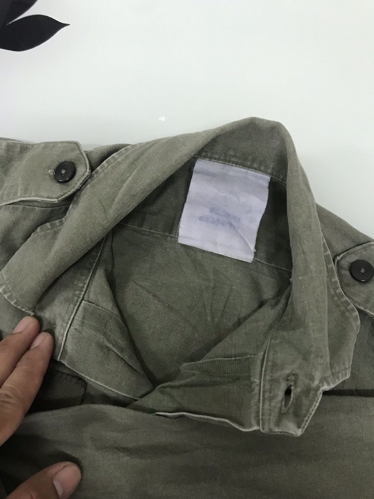 Vintage Vintage Army Selvedge Button Up Shirt Size US M / EU 48-50 / 2 - 11 Thumbnail