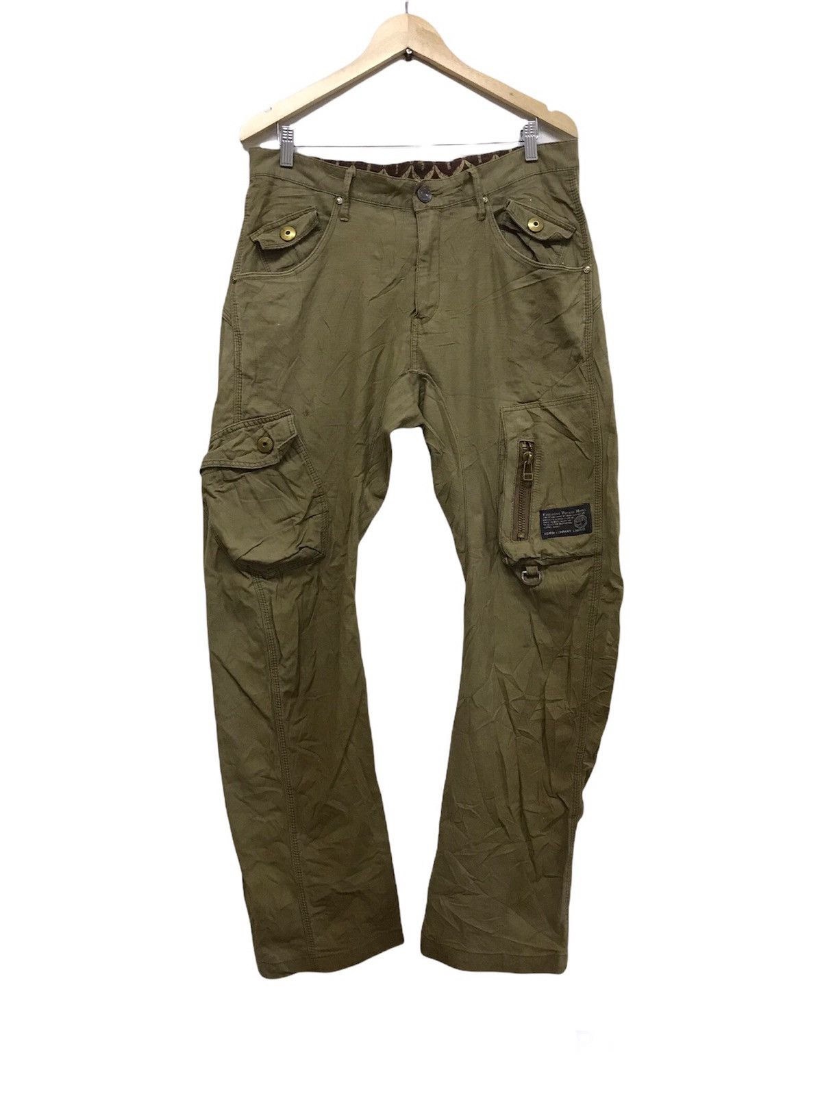 Edwin Vintage Edwin Bondage Distressed Cargo Pants Size US 35 - 1 Thumbnail
