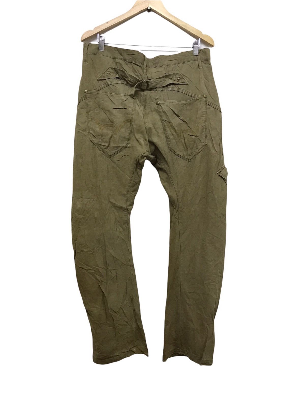 Edwin Vintage Edwin Bondage Distressed Cargo Pants Size US 35 - 2 Thumbnail