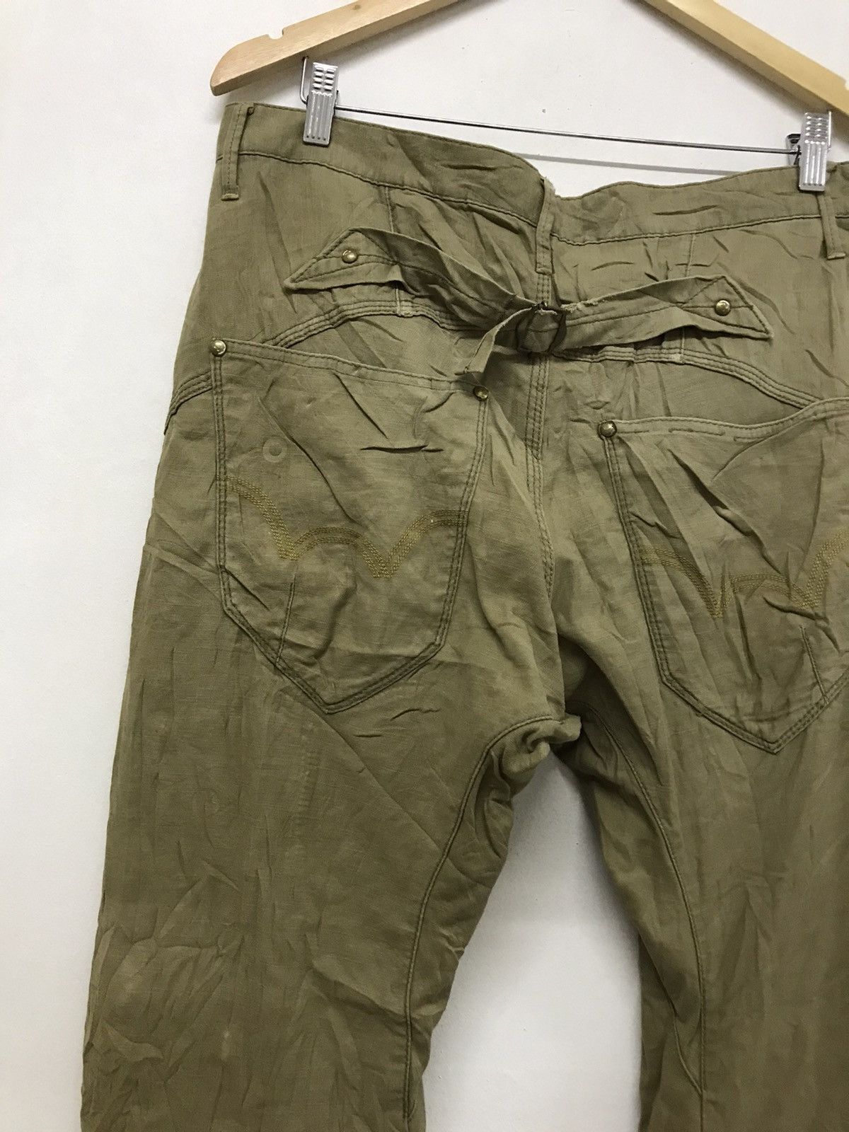 Edwin Vintage Edwin Bondage Distressed Cargo Pants Size US 35 - 12 Thumbnail