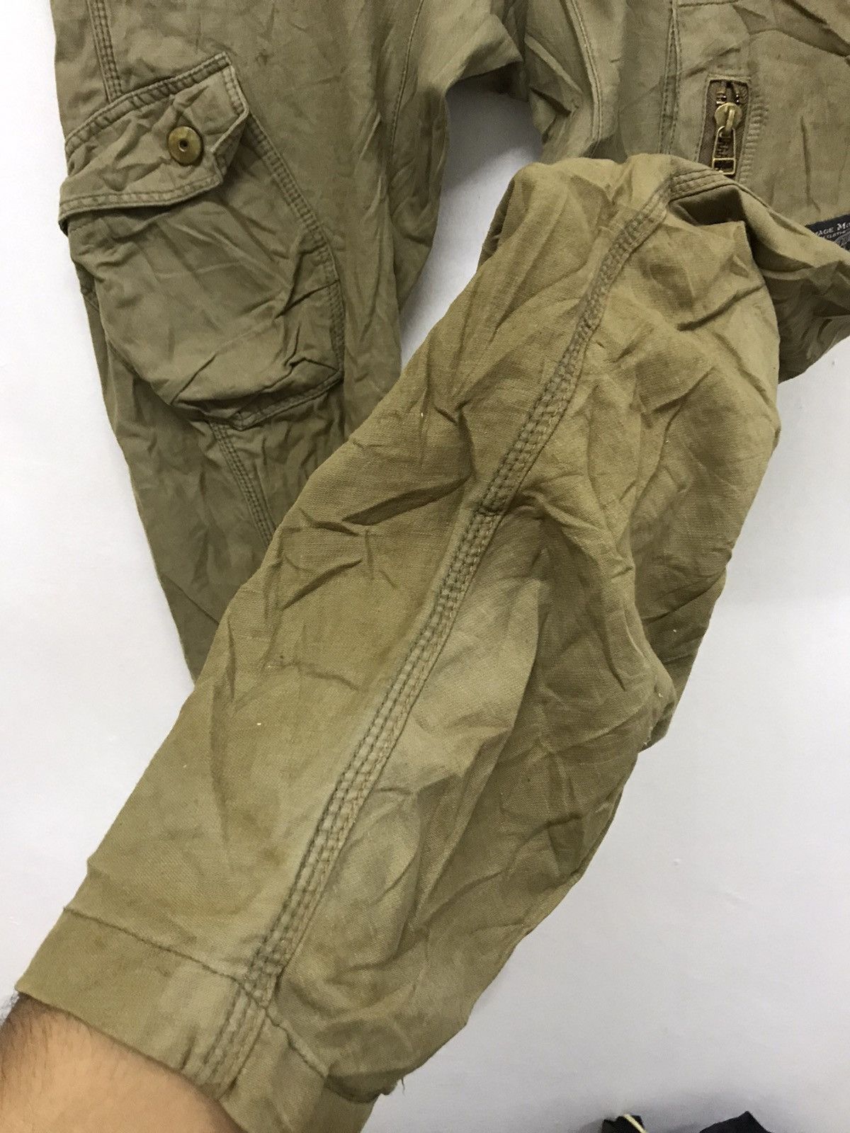 Edwin Vintage Edwin Bondage Distressed Cargo Pants Size US 35 - 9 Thumbnail