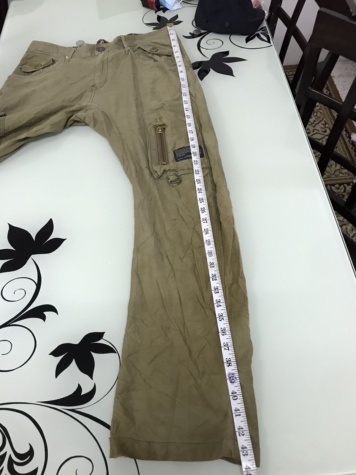 Edwin Vintage Edwin Bondage Distressed Cargo Pants Size US 35 - 25 Thumbnail