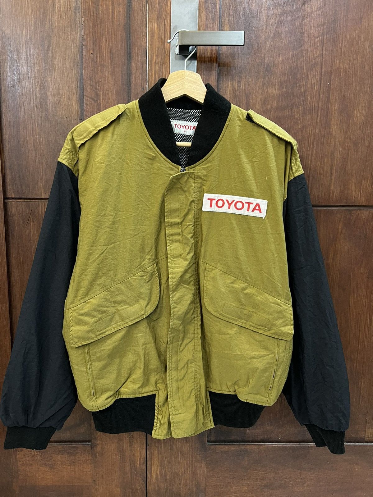 Japanese Brand × Sports Specialties × Vintage 🇯🇵 TOYOTA Racing MA-1 Bomber Archive Jacket Size US M / EU 48-50 / 2 - 2 Thumbnail