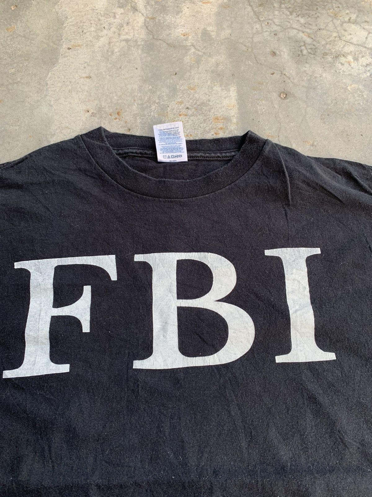Delta Vintage FBI Tshirt Size US M / EU 48-50 / 2 - 2 Thumbnail