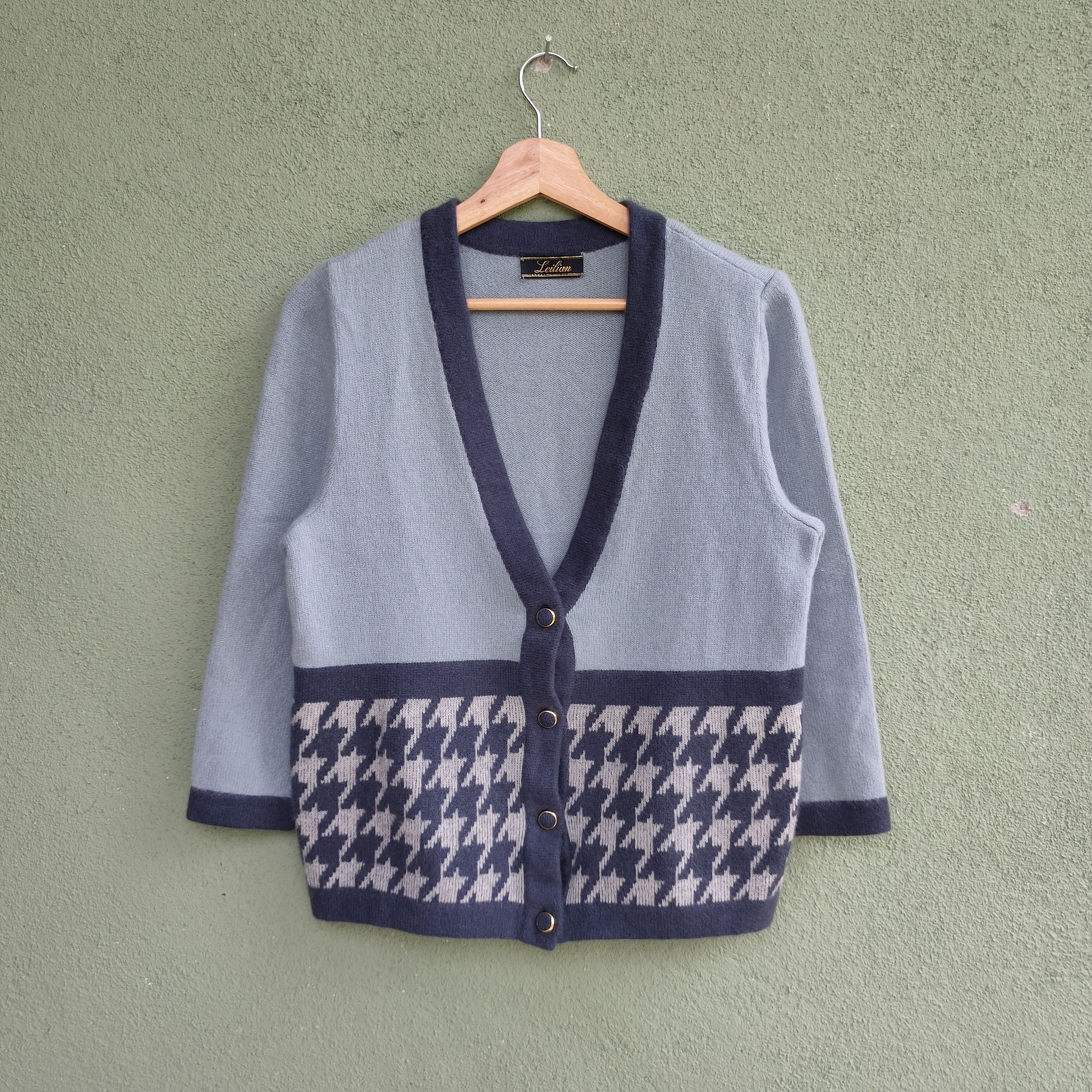 Aran Isles Knitwear Vintage LEILIAN Made In Japan Knitwear Cardigan Size US S / EU 44-46 / 1 - 1 Thumbnail