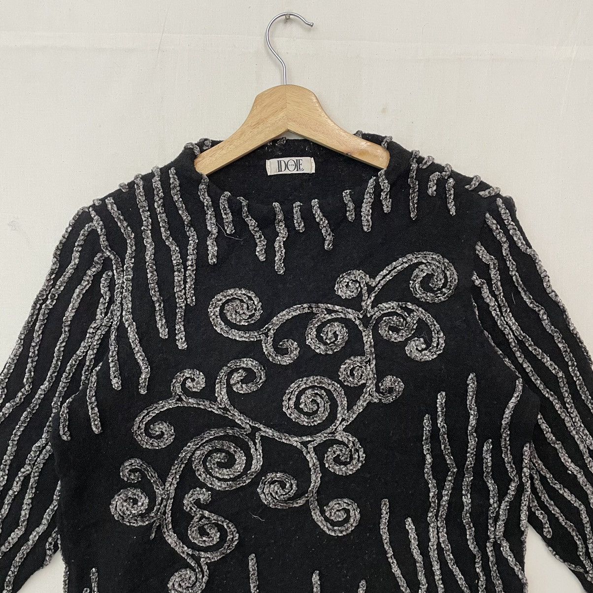 Japanese Brand Vintage‼️ IDOLE Nice Design Wool Knitwear sweater Size US M / EU 48-50 / 2 - 2 Thumbnail