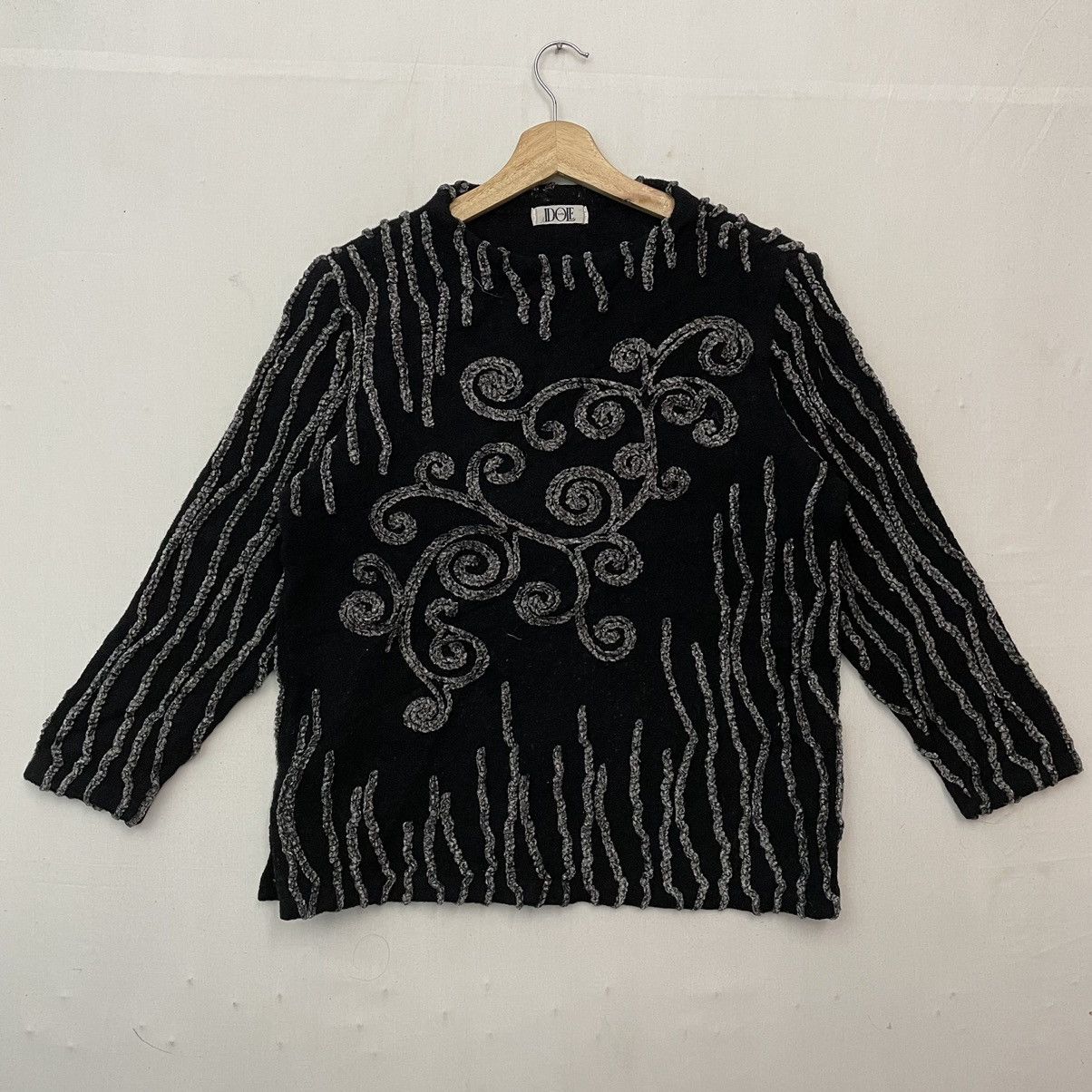 Japanese Brand Vintage‼️ IDOLE Nice Design Wool Knitwear sweater Size US M / EU 48-50 / 2 - 1 Thumbnail