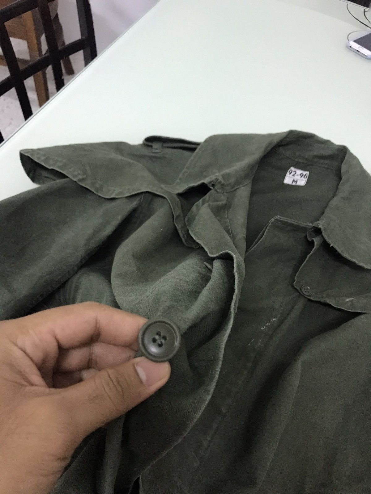 Vintage Vintage 50s-60s Us Army Trench Coat Jackets Size US XL / EU 56 / 4 - 17 Thumbnail
