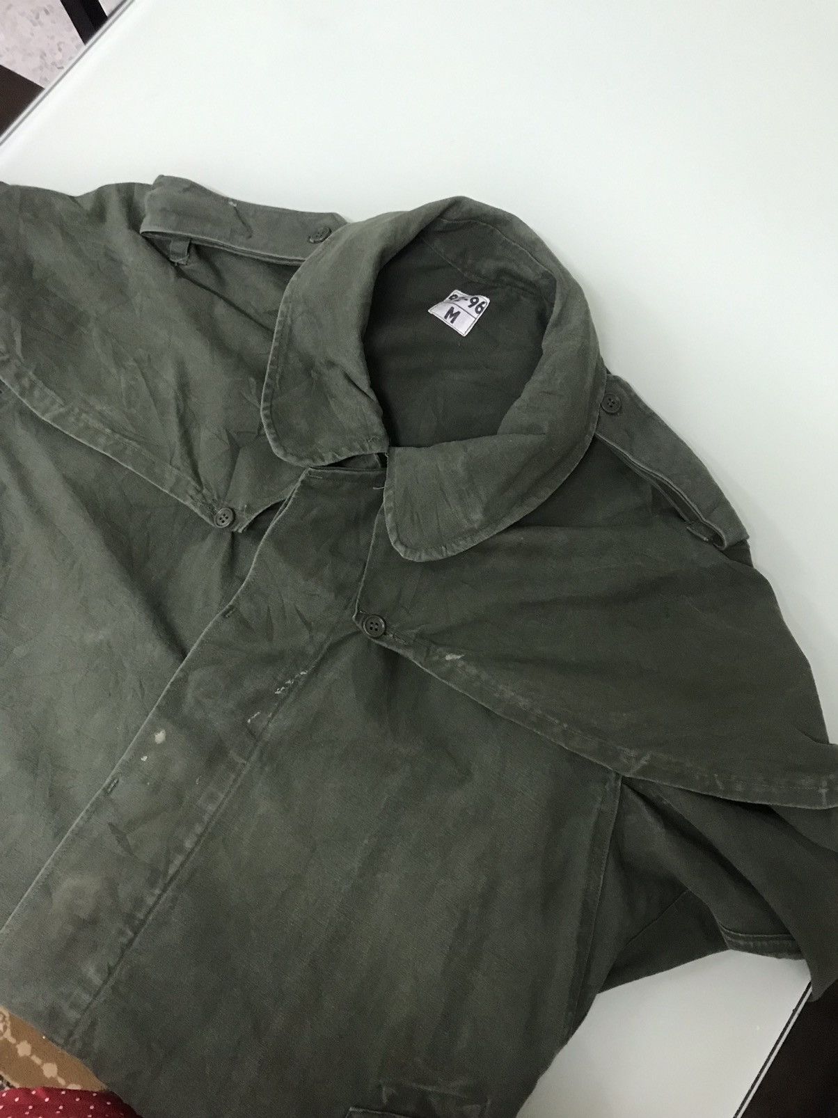 Vintage Vintage 50s-60s Us Army Trench Coat Jackets Size US XL / EU 56 / 4 - 21 Thumbnail