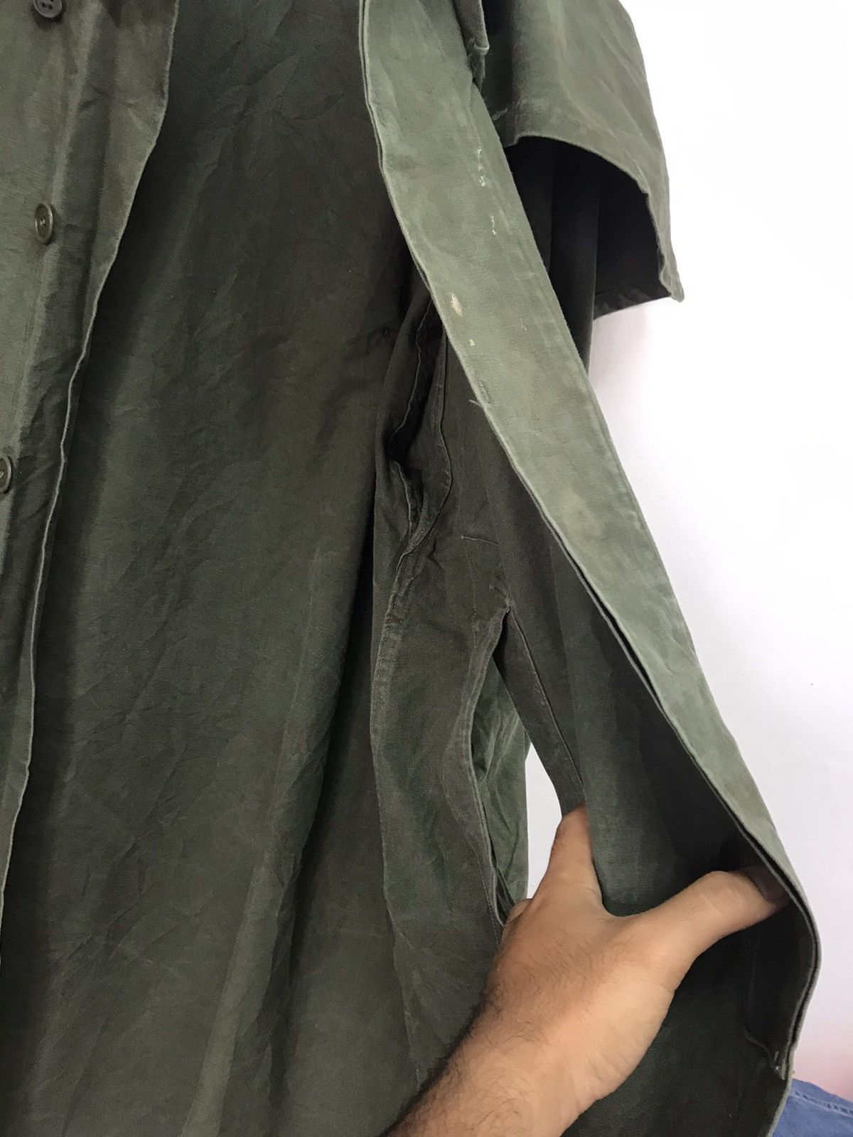 Vintage Vintage 50s-60s Us Army Trench Coat Jackets Size US XL / EU 56 / 4 - 11 Thumbnail