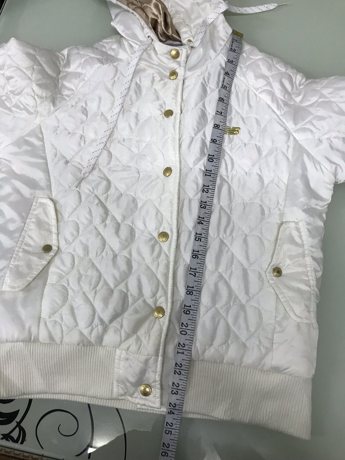 New Balance New Balance Gold Lined Puffer Bomber Jackets Hoodie Size M / US 6-8 / IT 42-44 - 18 Thumbnail