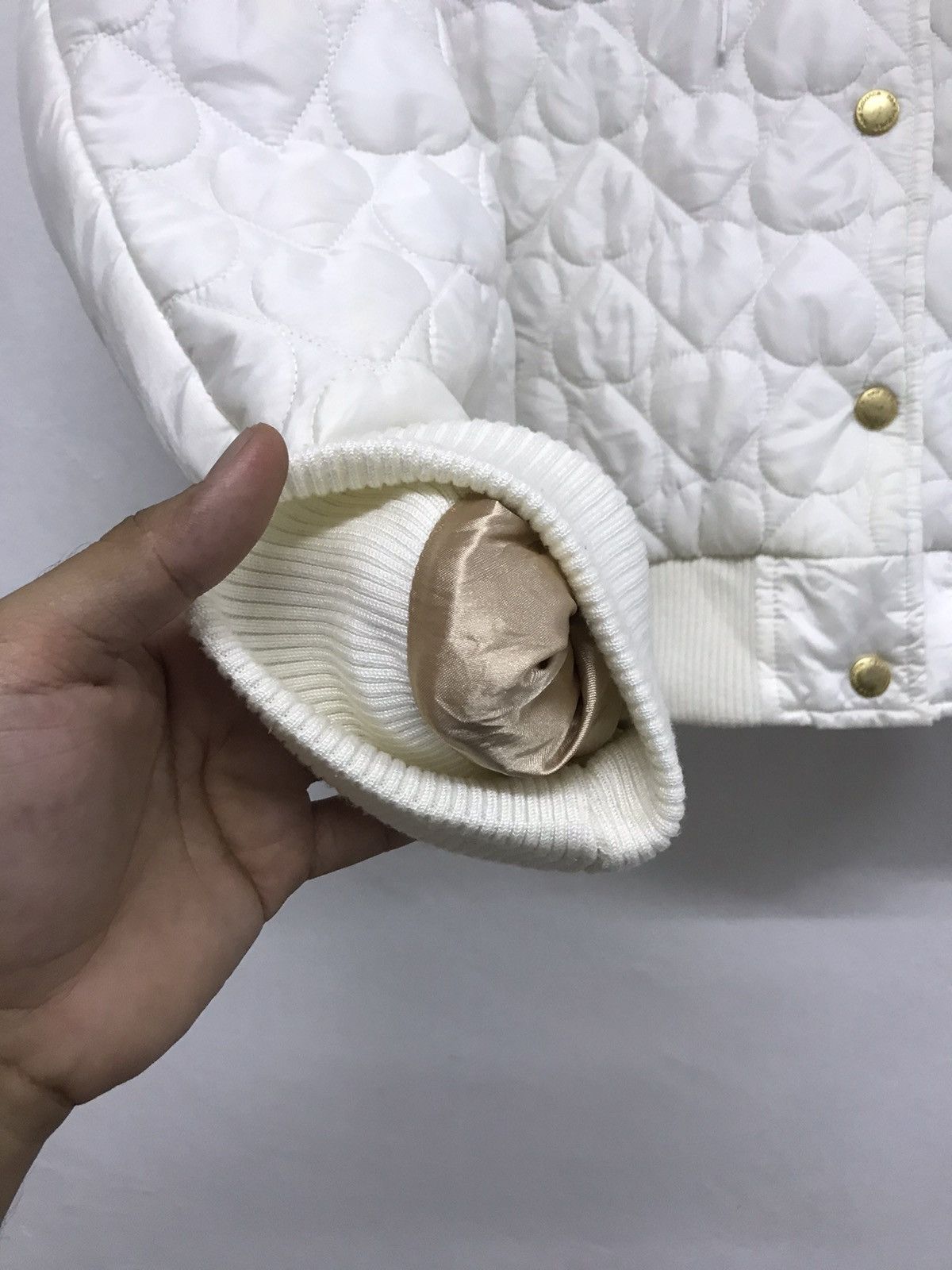 New Balance New Balance Gold Lined Puffer Bomber Jackets Hoodie Size M / US 6-8 / IT 42-44 - 9 Thumbnail