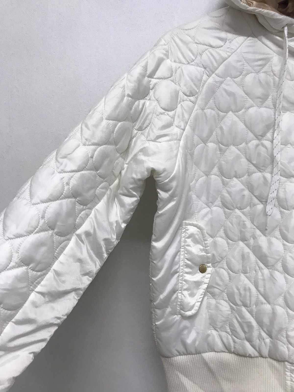 New Balance New Balance Gold Lined Puffer Bomber Jackets Hoodie Size M / US 6-8 / IT 42-44 - 7 Thumbnail