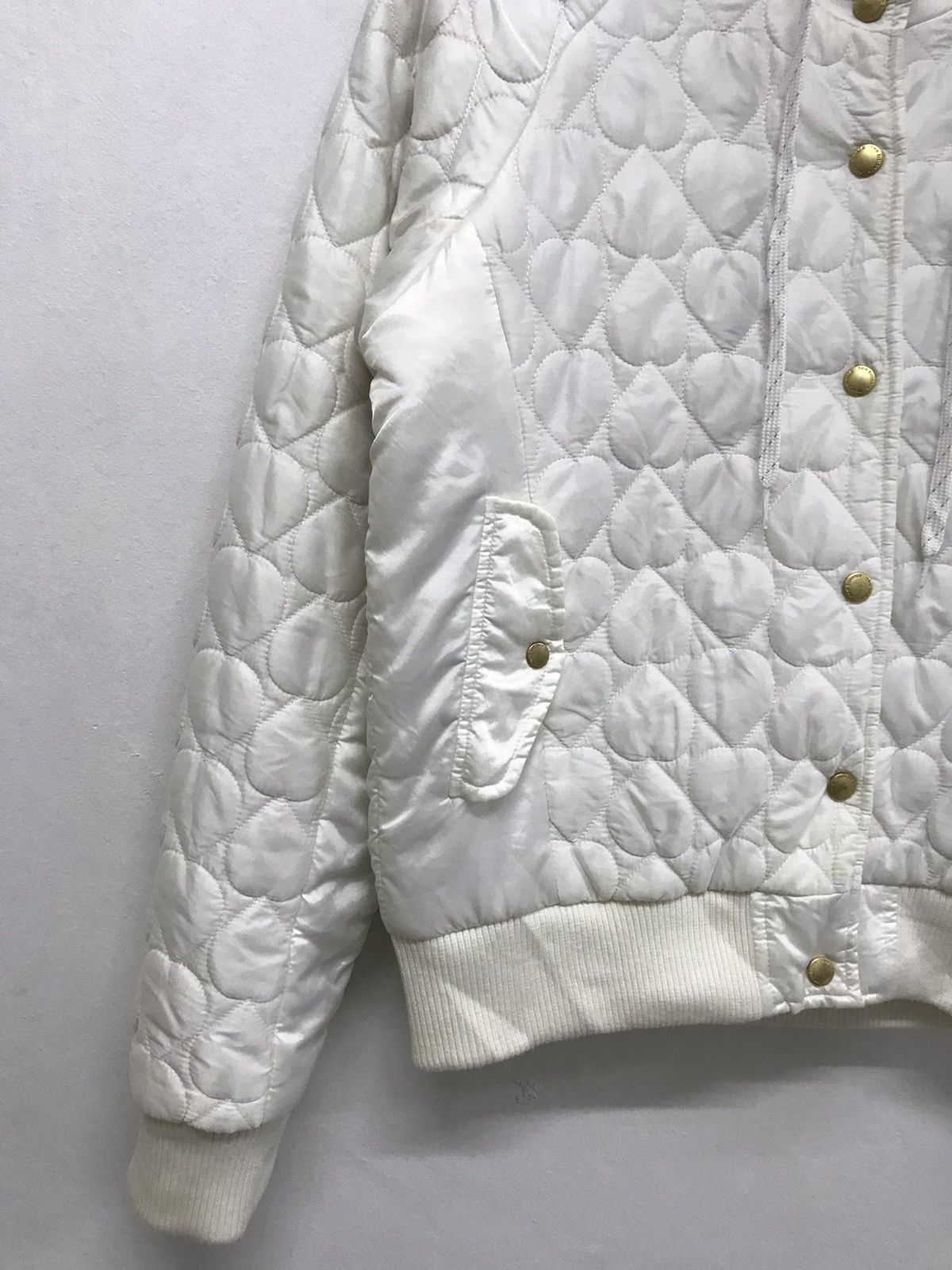 New Balance New Balance Gold Lined Puffer Bomber Jackets Hoodie Size M / US 6-8 / IT 42-44 - 5 Thumbnail