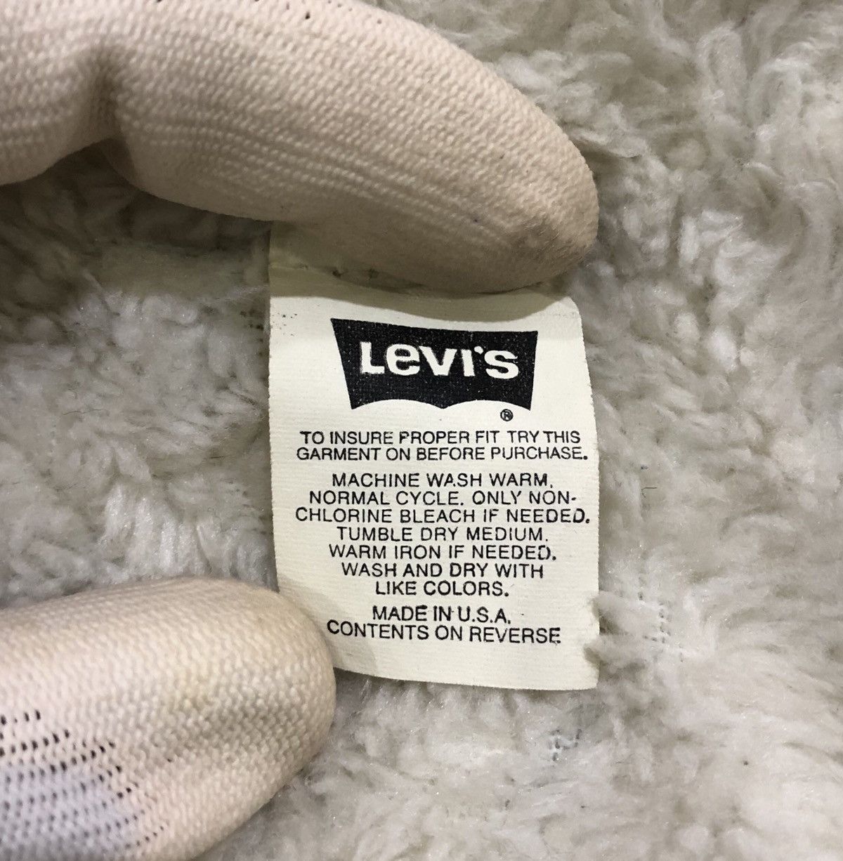 Levi's Vintage Levi’s Sherpa Fleece Lined Denim Jacket Size US M / EU 48-50 / 2 - 12 Thumbnail