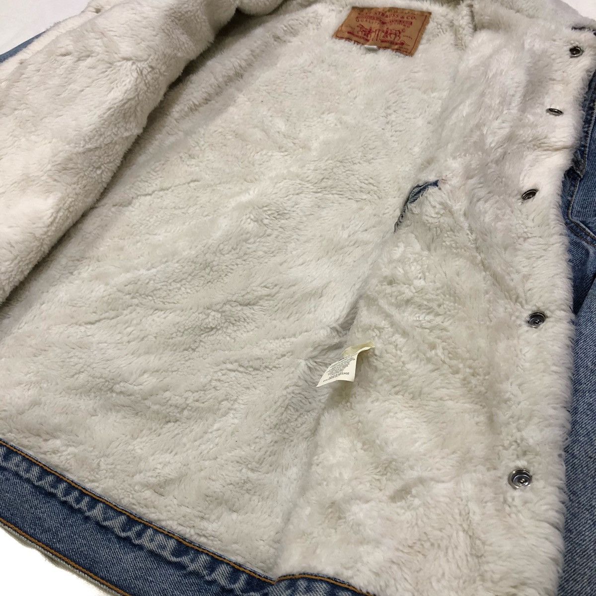 Levi's Vintage Levi’s Sherpa Fleece Lined Denim Jacket Size US M / EU 48-50 / 2 - 10 Thumbnail