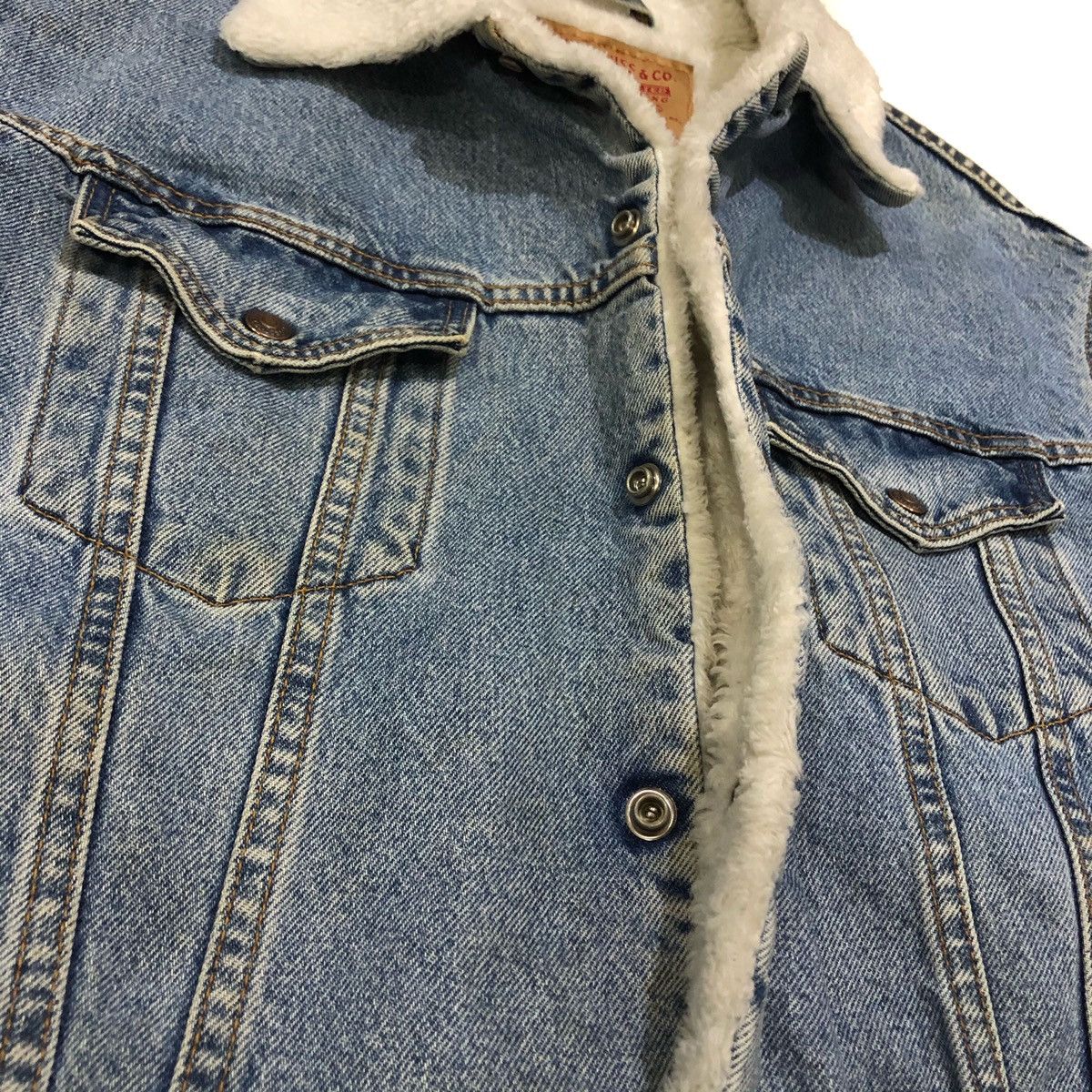 Levi's Vintage Levi’s Sherpa Fleece Lined Denim Jacket Size US M / EU 48-50 / 2 - 3 Thumbnail