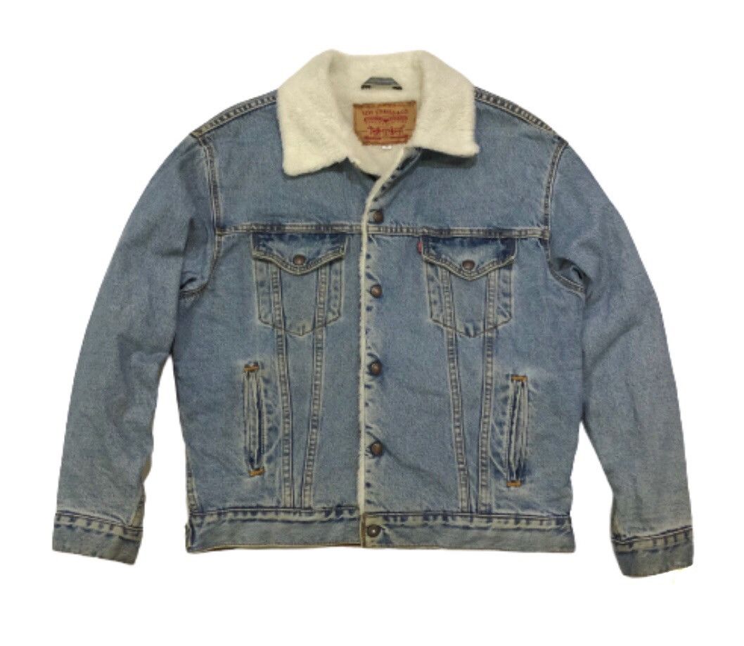 Levi's Vintage Levi’s Sherpa Fleece Lined Denim Jacket Size US M / EU 48-50 / 2 - 14 Thumbnail