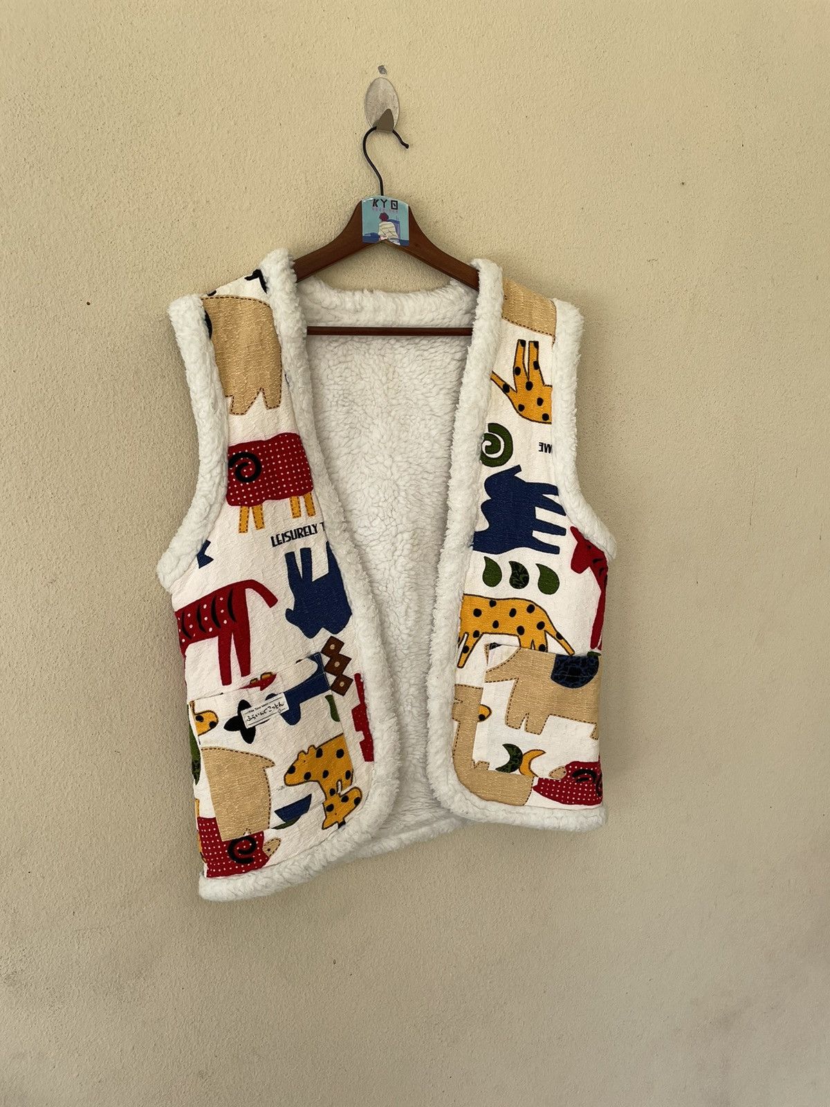 Japanese Brand × Vintage VINTAGE JAPANESE KUMICO SHEARLING VEST Size US L / EU 52-54 / 3 - 3 Thumbnail