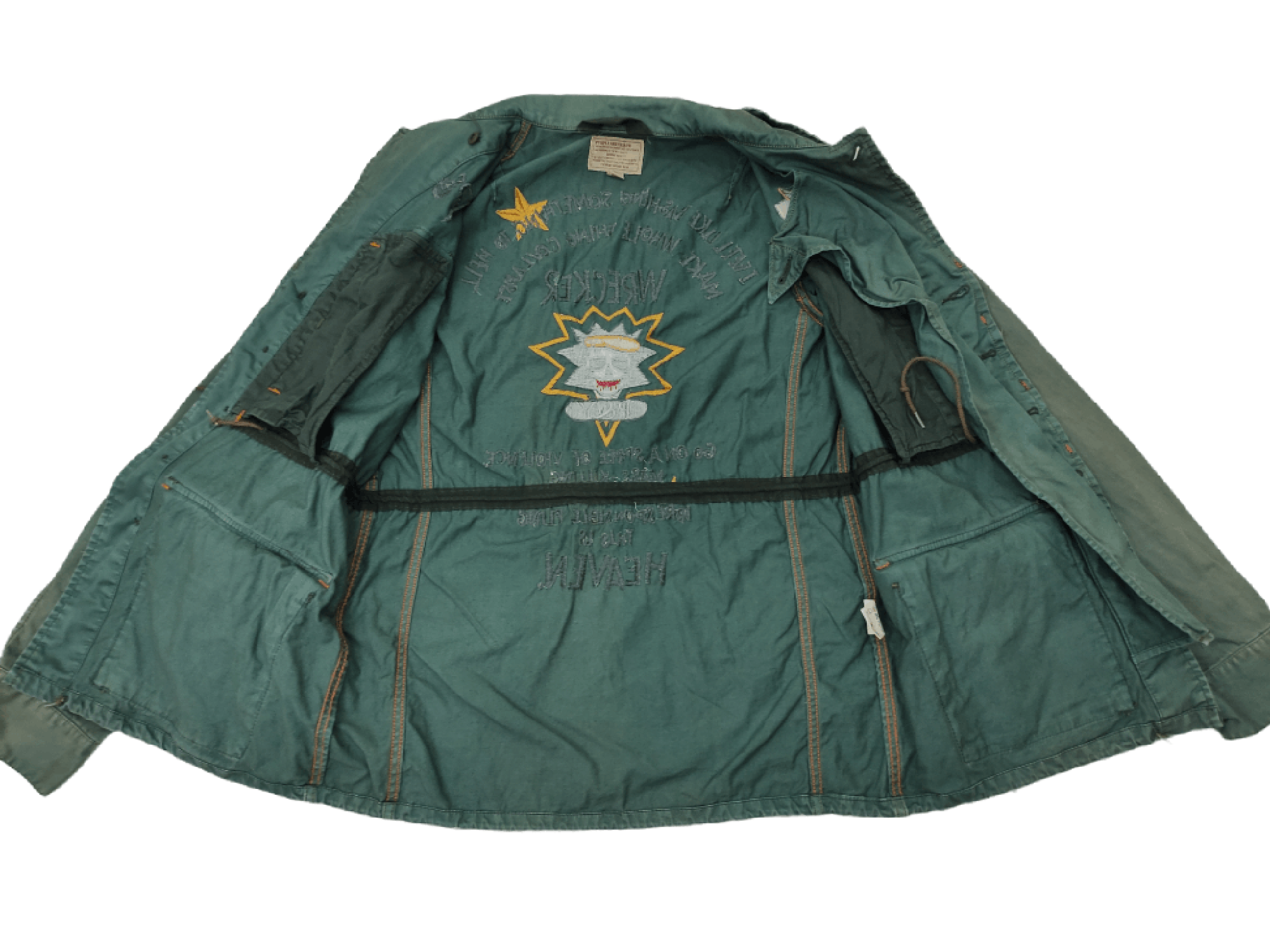 Japanese Brand × Vintage Vintage Purple & Yellow Military Jacket Size US L / EU 52-54 / 3 - 4 Thumbnail