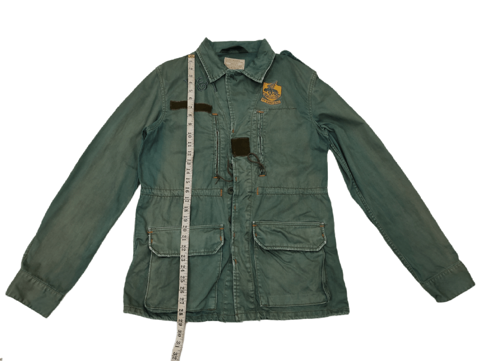 Japanese Brand × Vintage Vintage Purple & Yellow Military Jacket Size US L / EU 52-54 / 3 - 8 Thumbnail