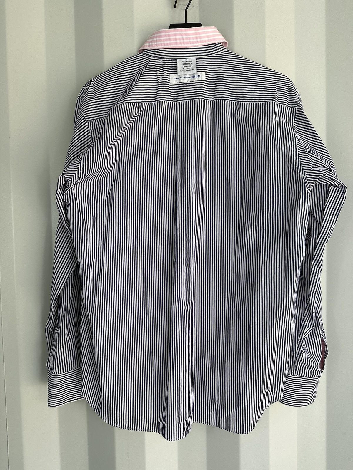 Comme des Garcons × Vetements Double Layered Reversible Shirt Size US XS / EU 42 / 0 - 10 Thumbnail