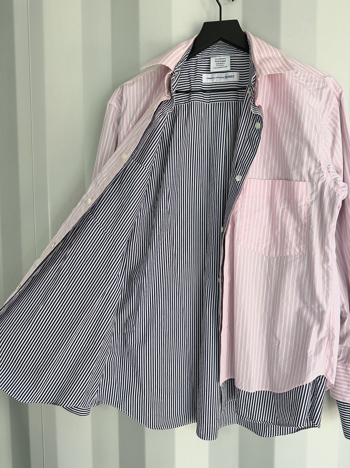 Comme des Garcons × Vetements Double Layered Reversible Shirt Size US XS / EU 42 / 0 - 2 Thumbnail