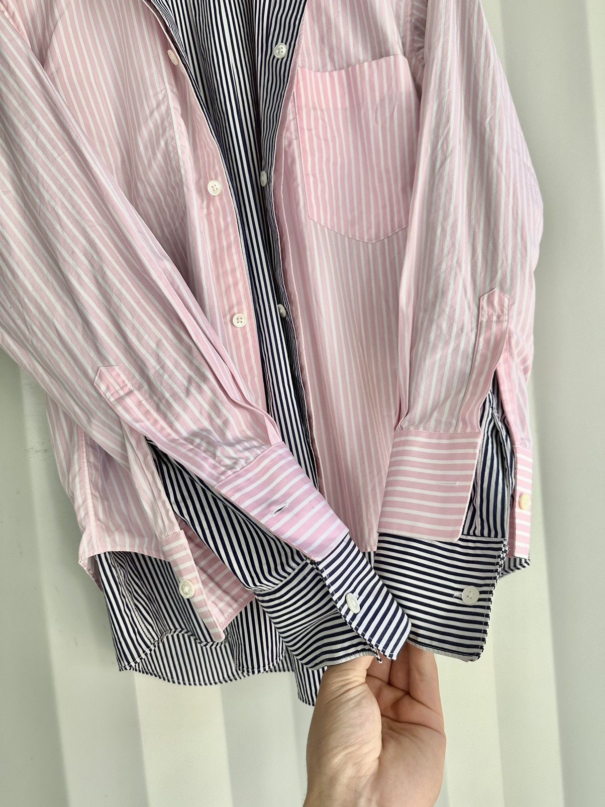 Comme des Garcons × Vetements Double Layered Reversible Shirt Size US XS / EU 42 / 0 - 8 Thumbnail