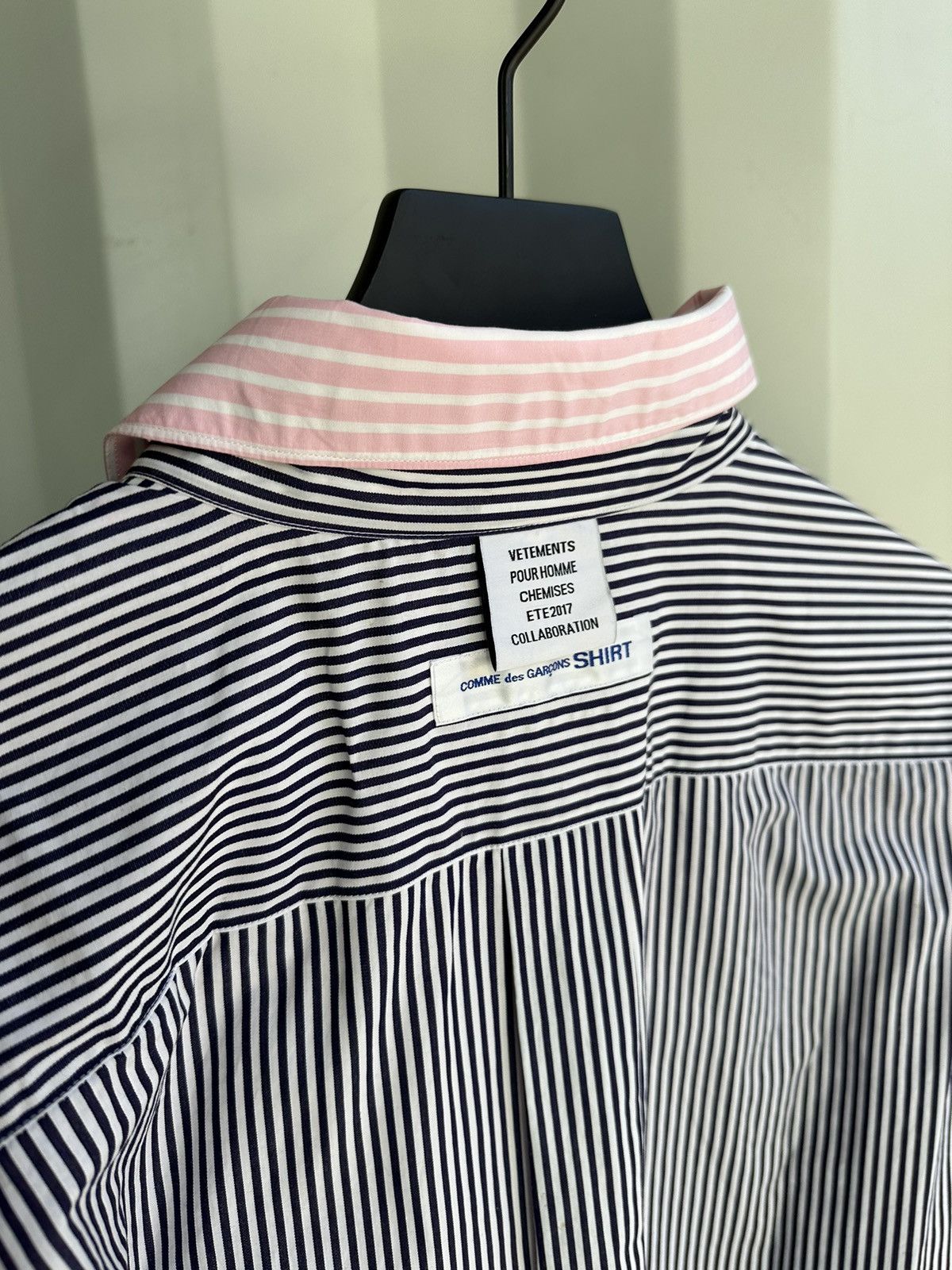 Comme des Garcons × Vetements Double Layered Reversible Shirt Size US XS / EU 42 / 0 - 11 Thumbnail