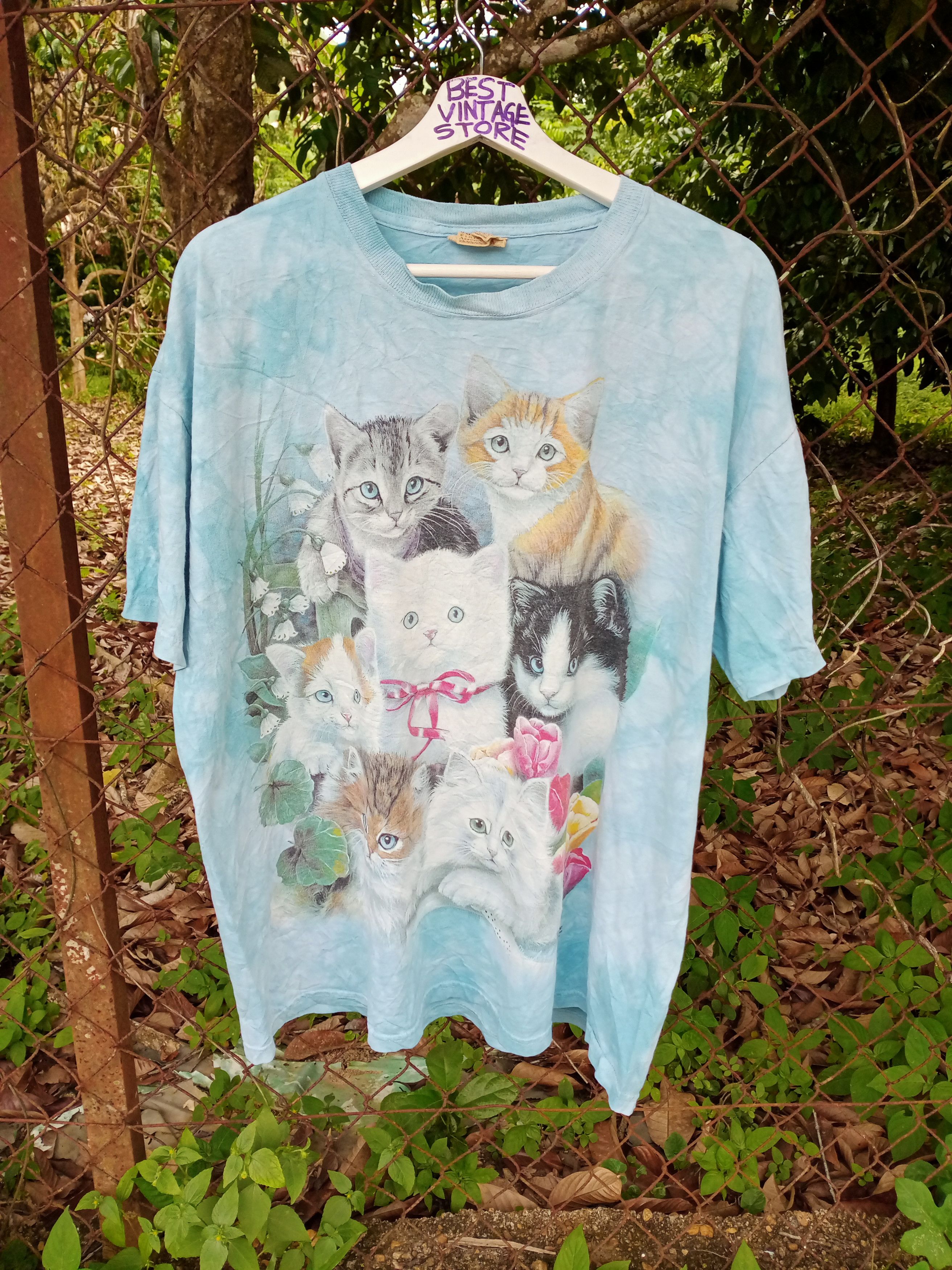 image of Animal Tee x The Mountain Vintage The Mountain Cats Tie Dye Tee, Men's (Size XL)