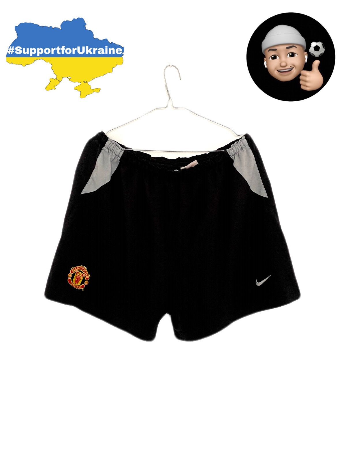 Nike × Vintage 2007 2008 Manchester United Nike Vintage Away Soccer Shorts Size US 36 / EU 52 - 1 Thumbnail