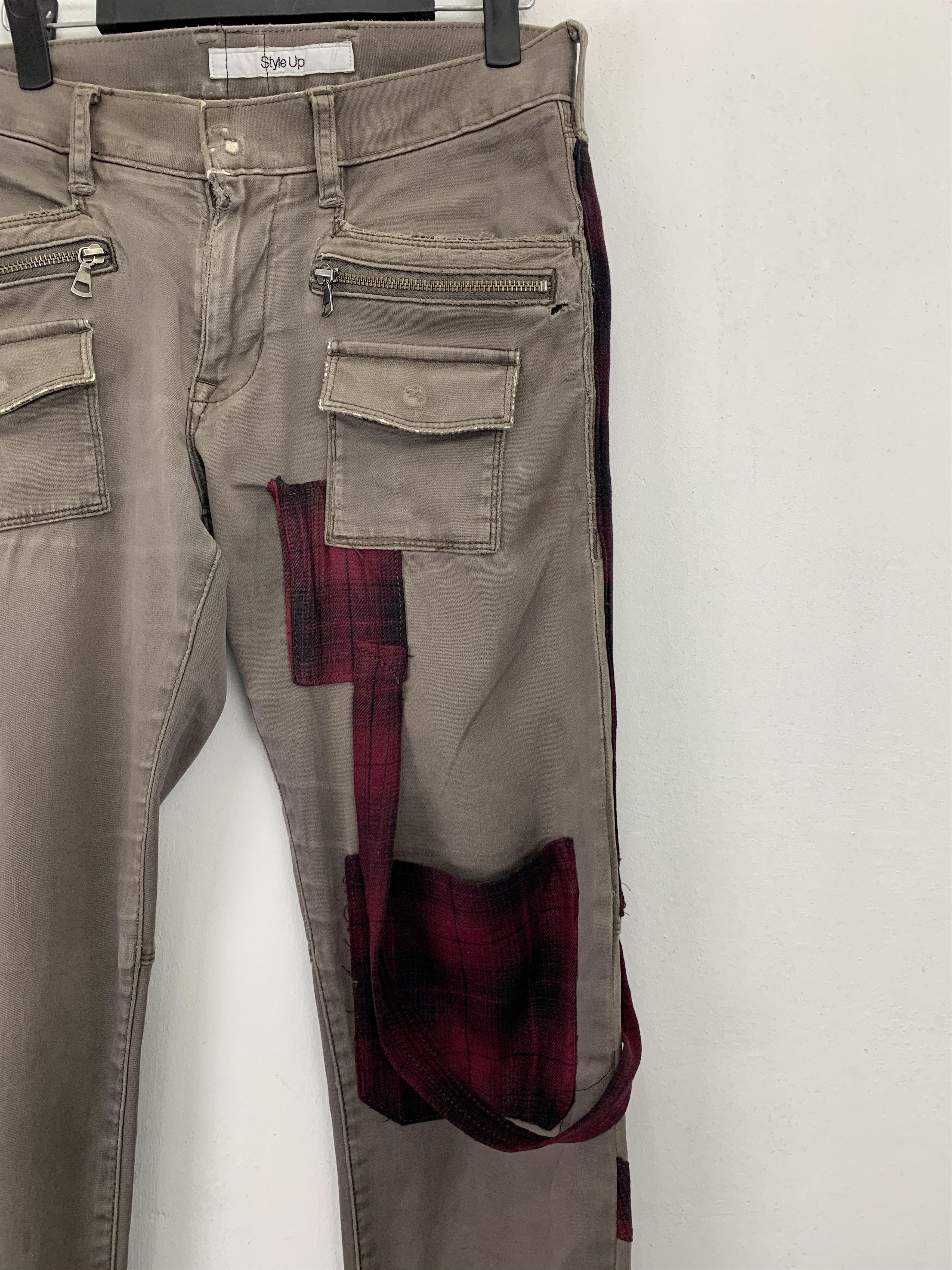 Japanese Brand Cargo Pants Custom Reconstructed Multipocket Streetwear Vtg Size US 30 / EU 46 - 4 Thumbnail