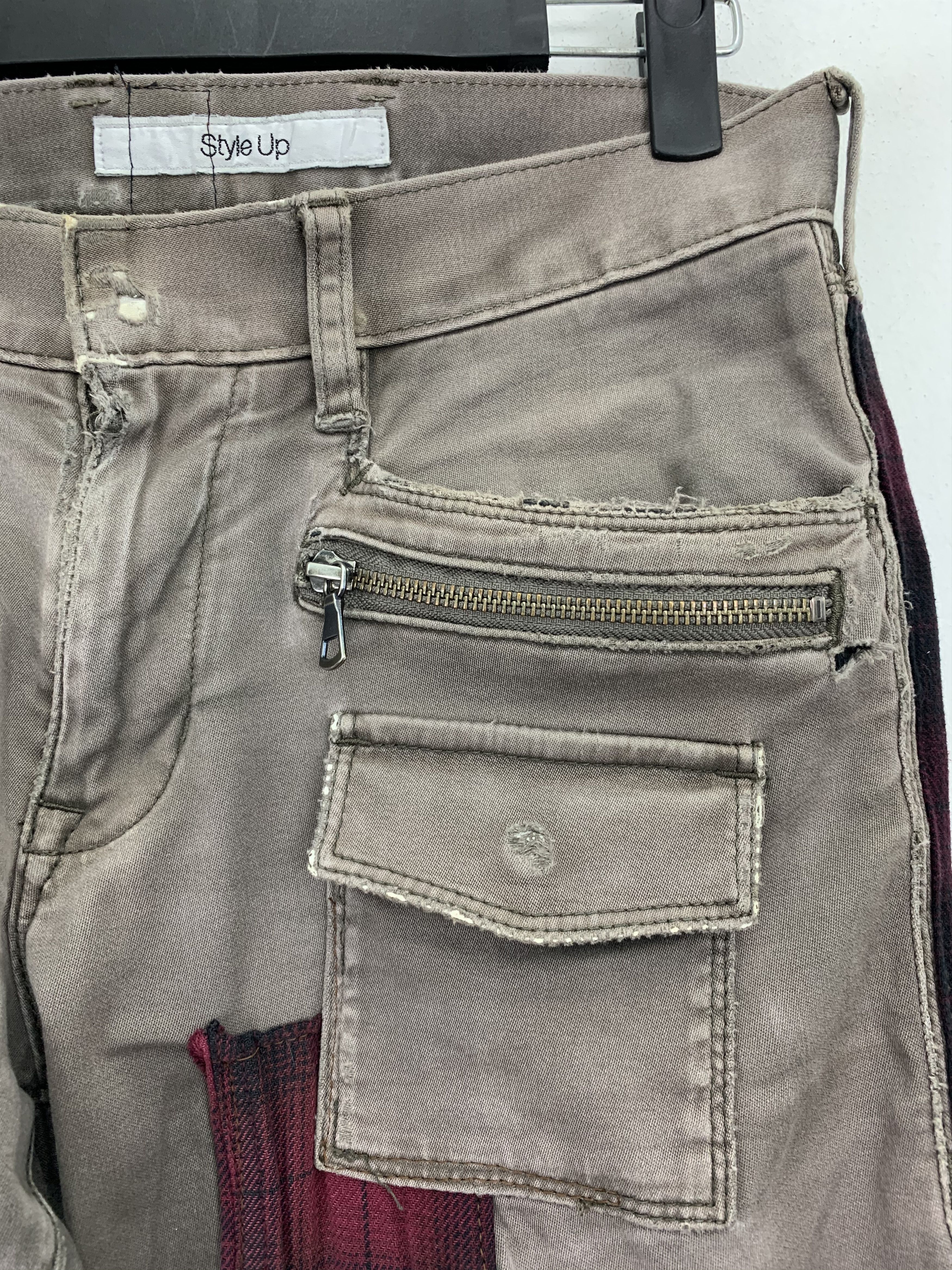 Japanese Brand Cargo Pants Custom Reconstructed Multipocket Streetwear Vtg Size US 30 / EU 46 - 6 Thumbnail