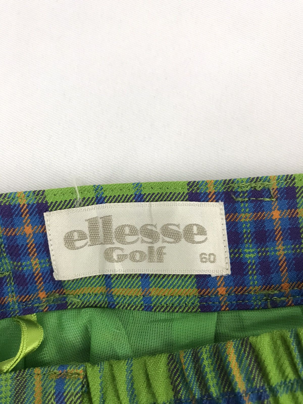 Ellesse Vintage Ellesse Golf Short Bottom Plaid Checked Striped Size 26" / US 2 / IT 38 - 8 Thumbnail